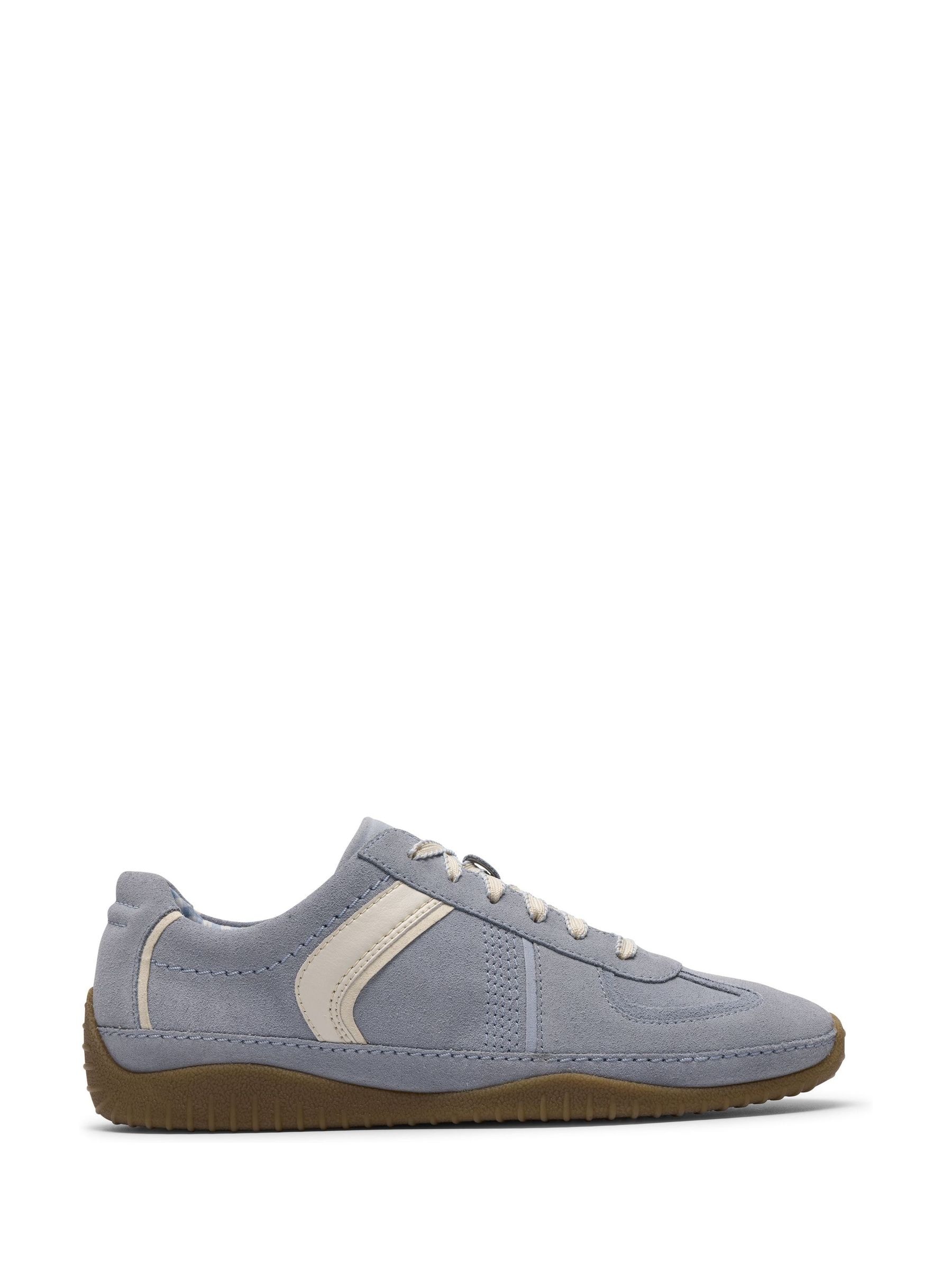 Clarks Blue Meridor Lo Shoes