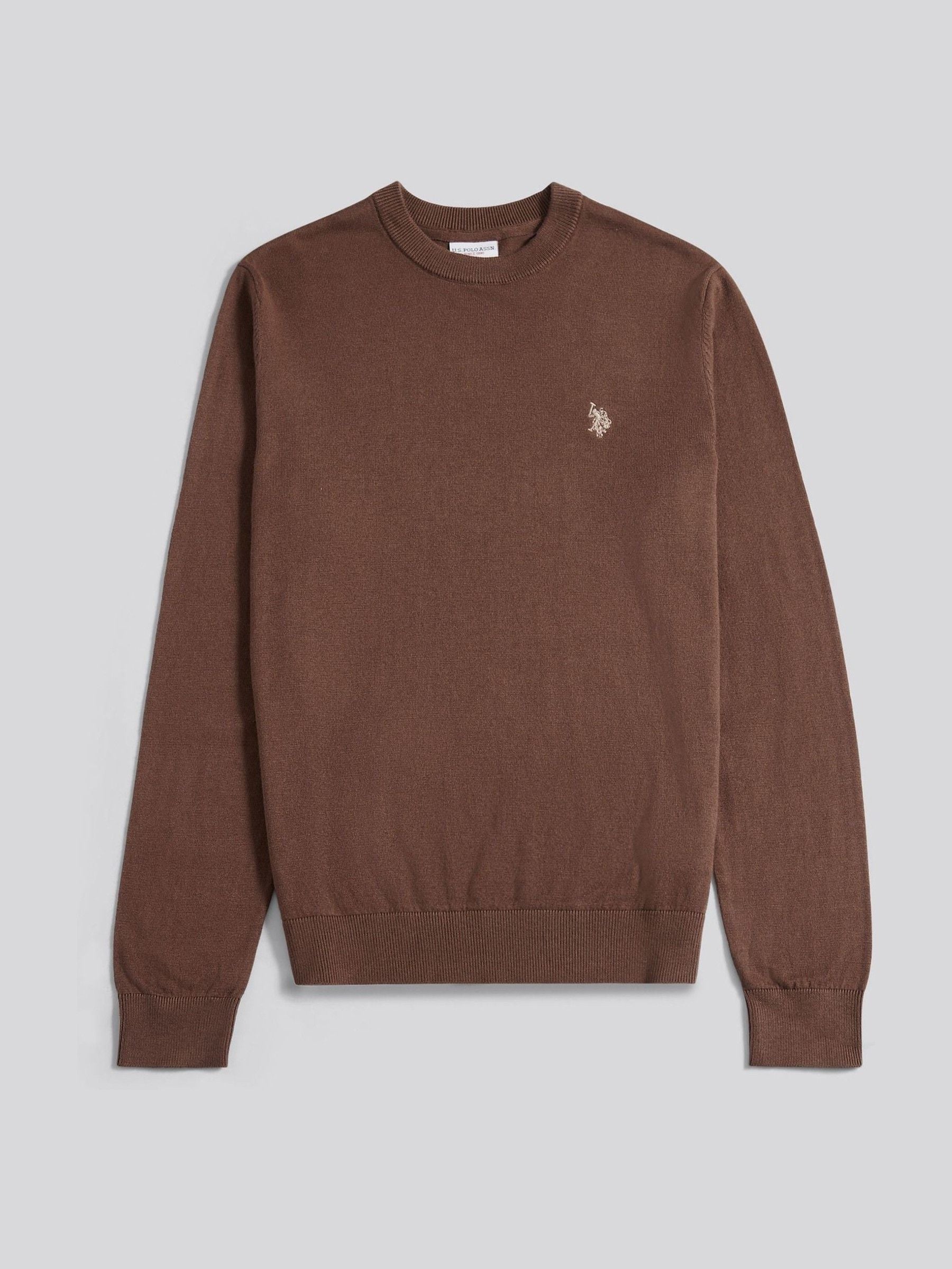 U.s. Polo Assn Hombre U. S. Polo Assn U. S. Polo Assn. Jersey De Cuello Redondo De Algodón Para