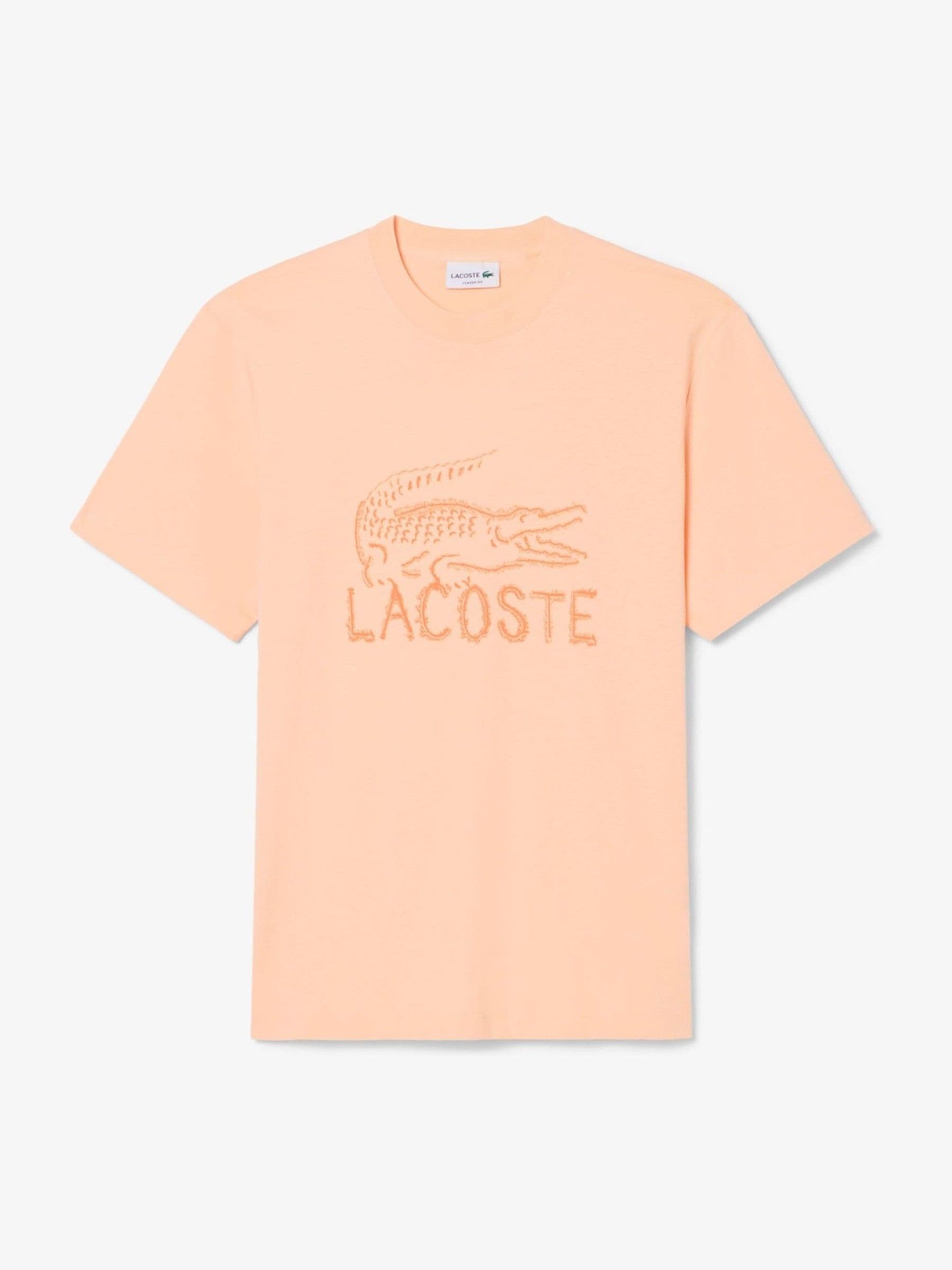 Next - Lacoste Classic Fit Printed Cotton T-Shirt