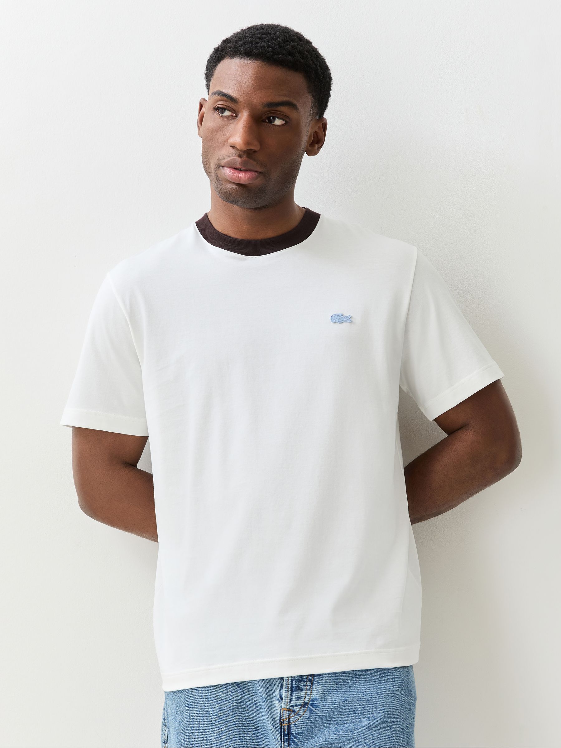 Lacoste Classic Fit Colorblock Baumwoll-T-Shirt