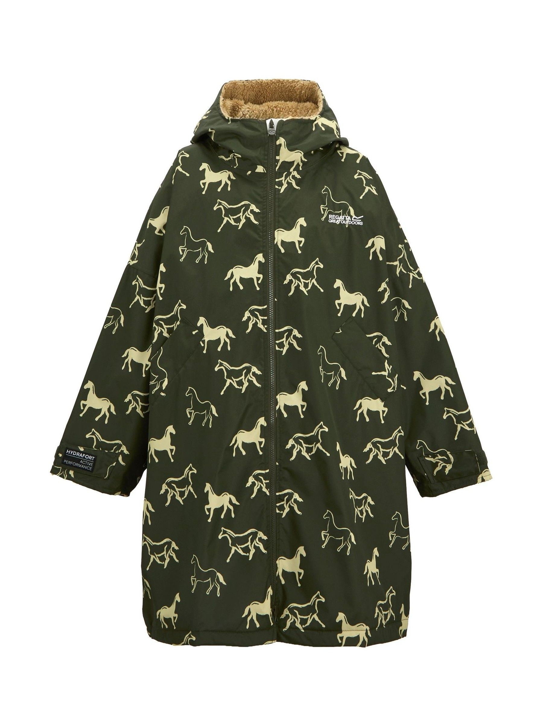 Regatta Unisex Kinder Braun Badeponcho, Kinder Badeponcho - Image 4