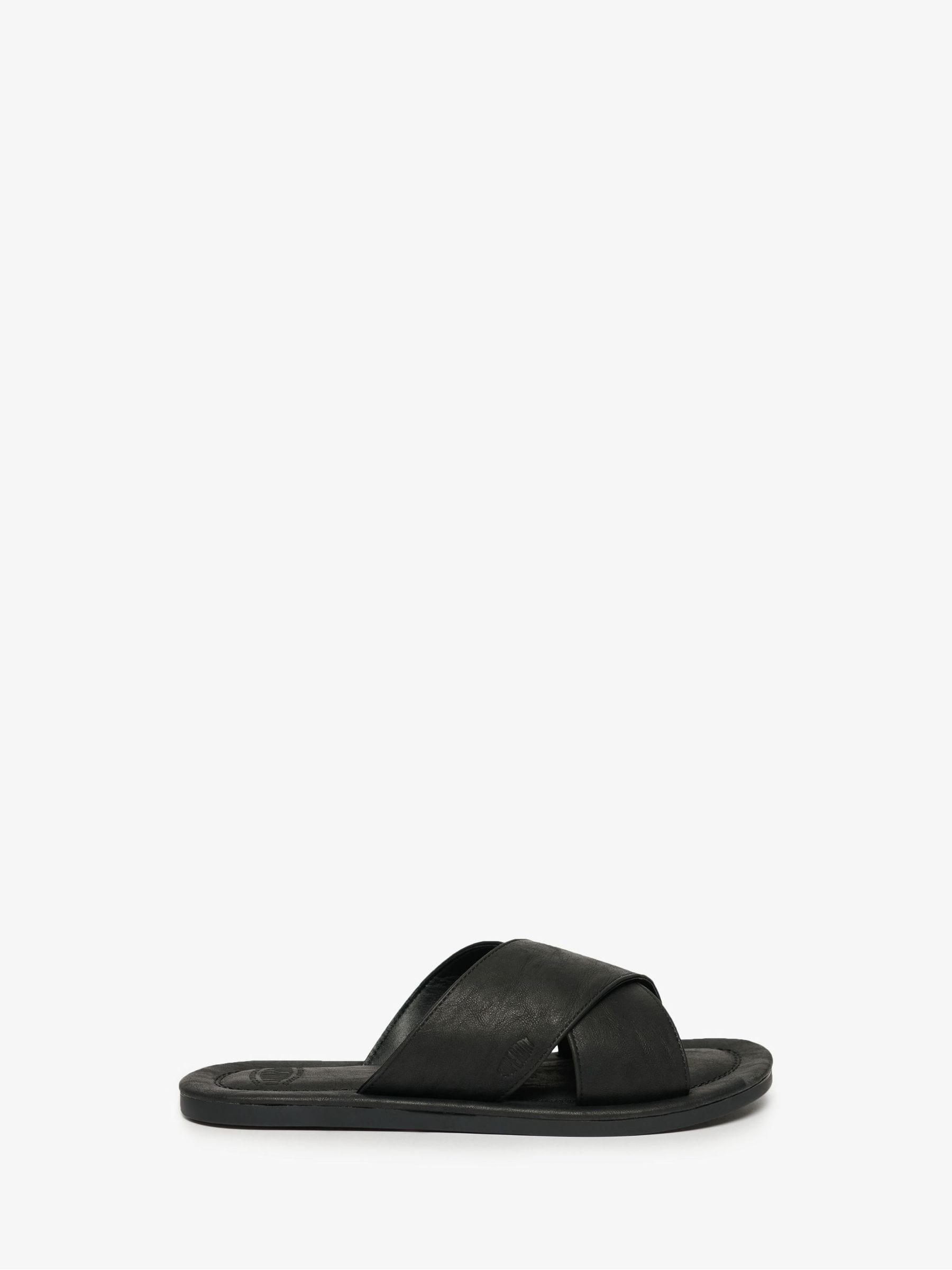 Superdry Schwarz Slides Vintage Cross - Bild 3