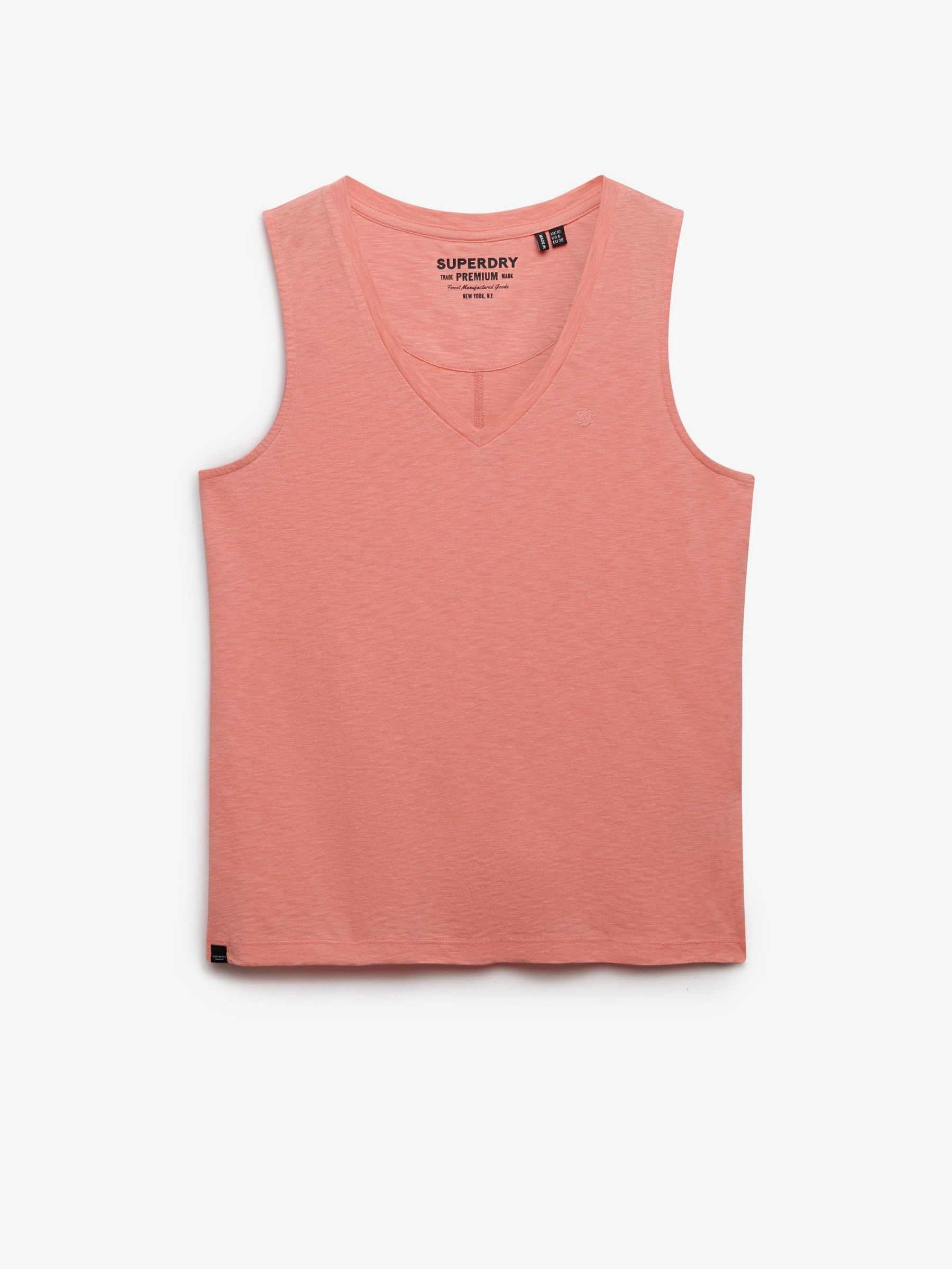 Superdry Damen Rosa V-Ausschnitt Tanktop Studios - Bild 2