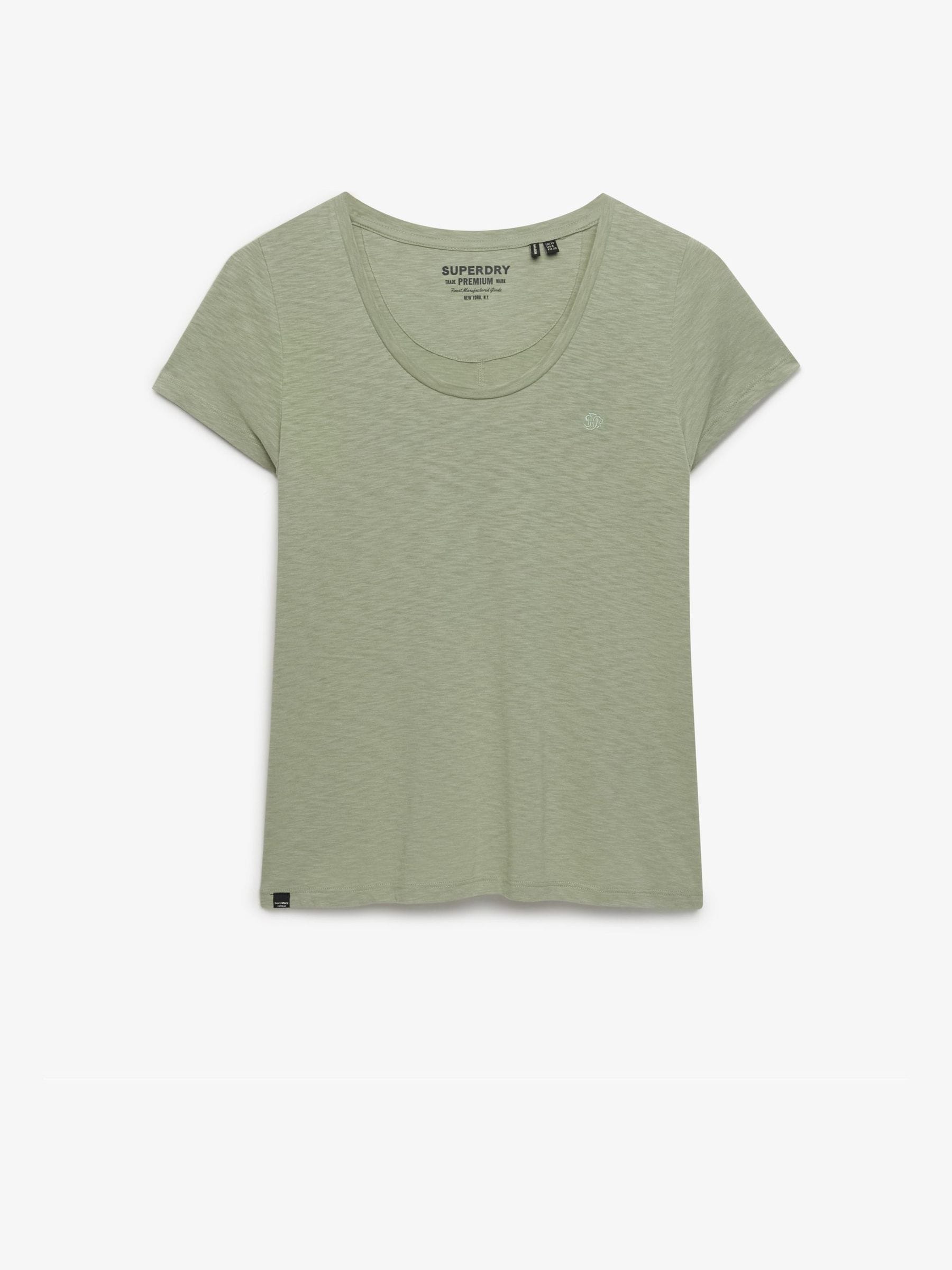 Superdry Damen Grün T-Shirt Mit Ausschnitt Studios - Bild 3