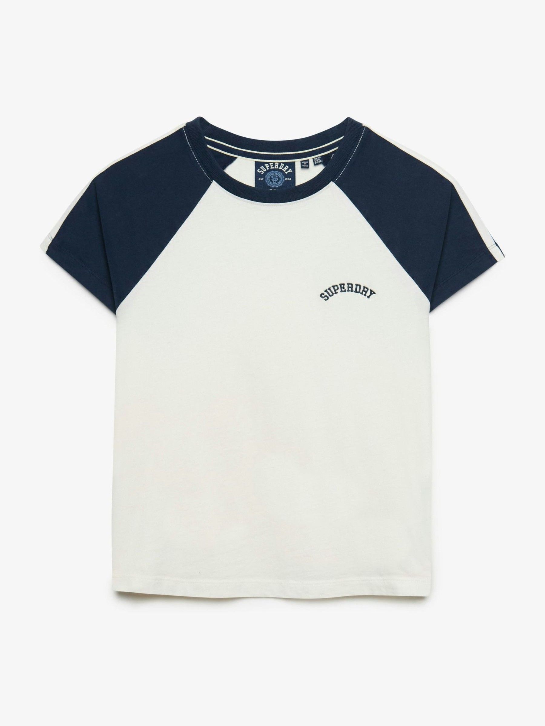 Superdry Beige T-Shirt Essential Logo Retro - Bild 2