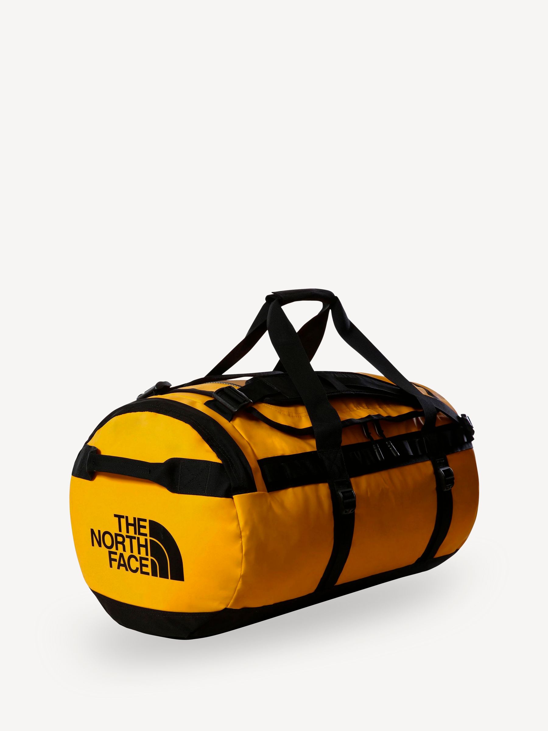 The-North-Face Borsa The North Face Base Camp Duffel M 71L Gold/Black Resistente - Immagine 10