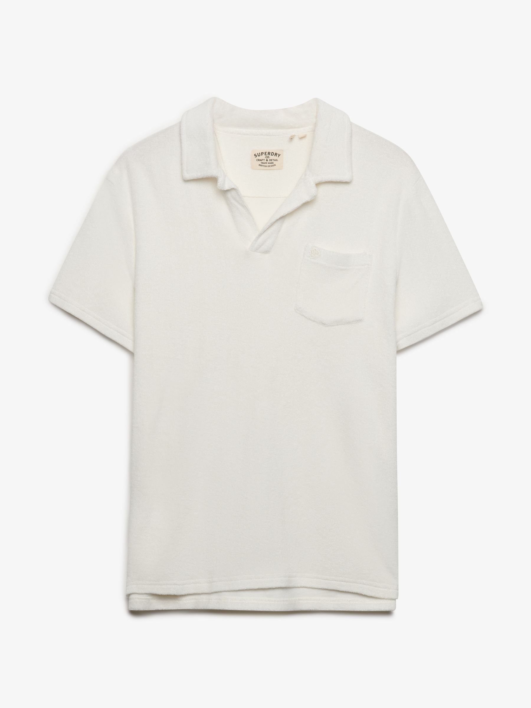 Superdry Hombre Blanco Polo De Baño - Imagen 3