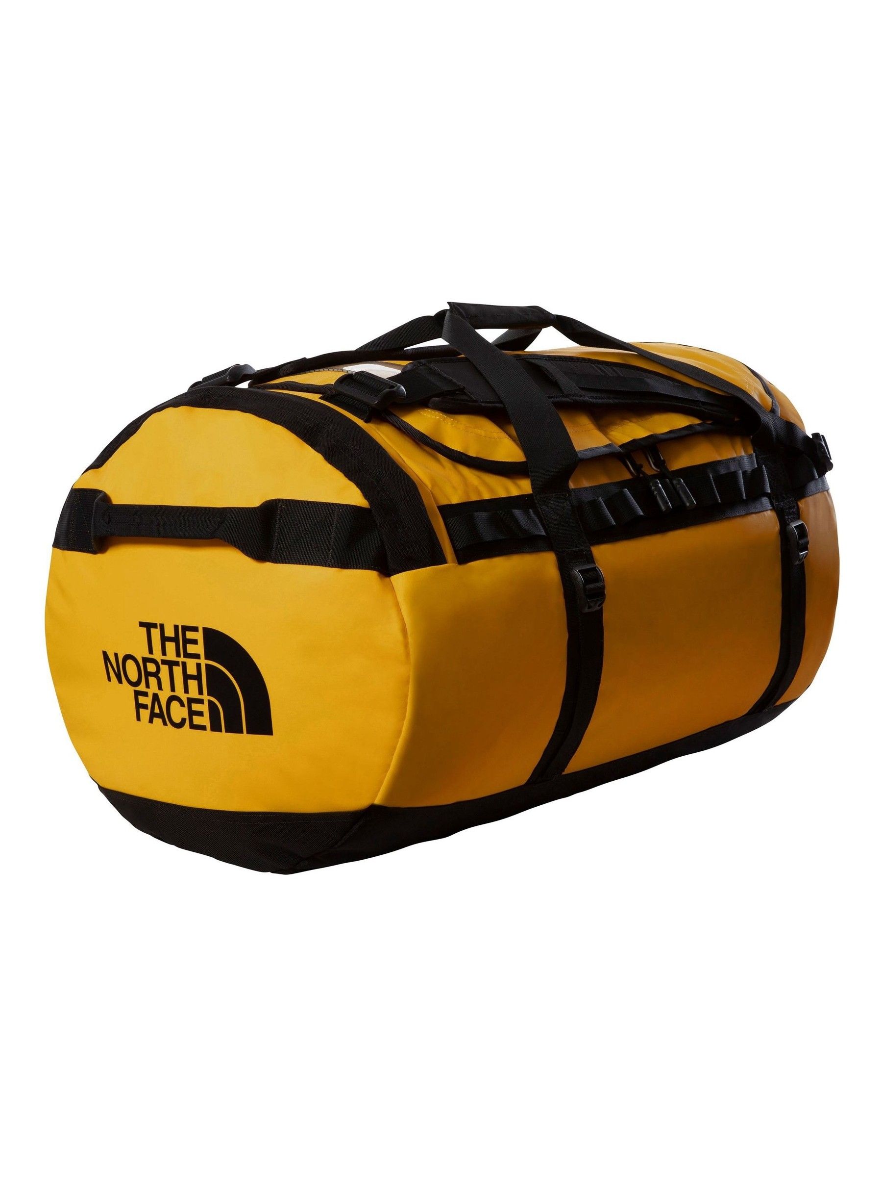 The-North-Face Borsa The North Face Base Camp Duffel L 95L Summit Gold/Black Resistente - Immagine 3