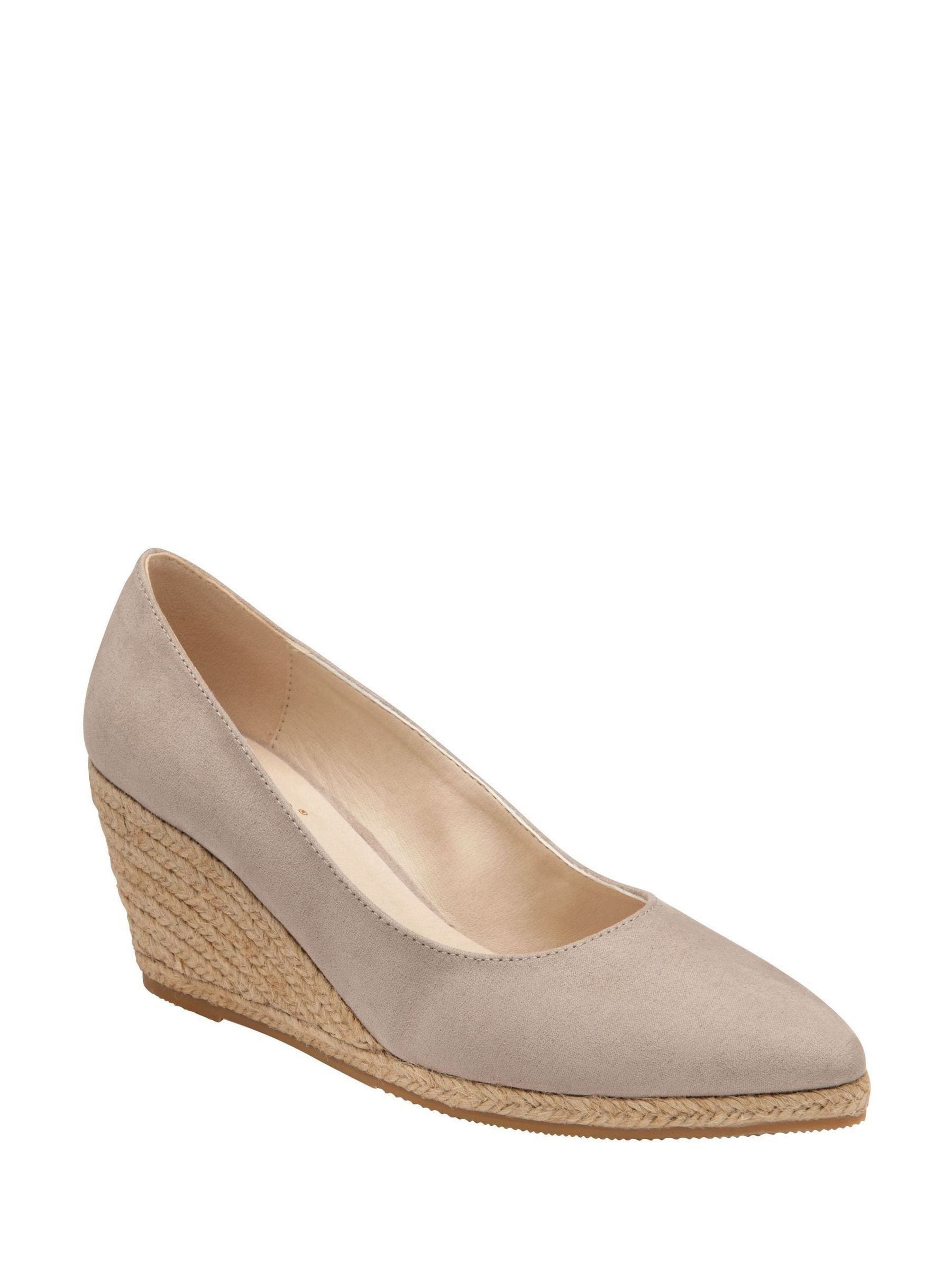 Lotus Donna Naturale - Scarpe Stile Espadrillas Con Zeppa