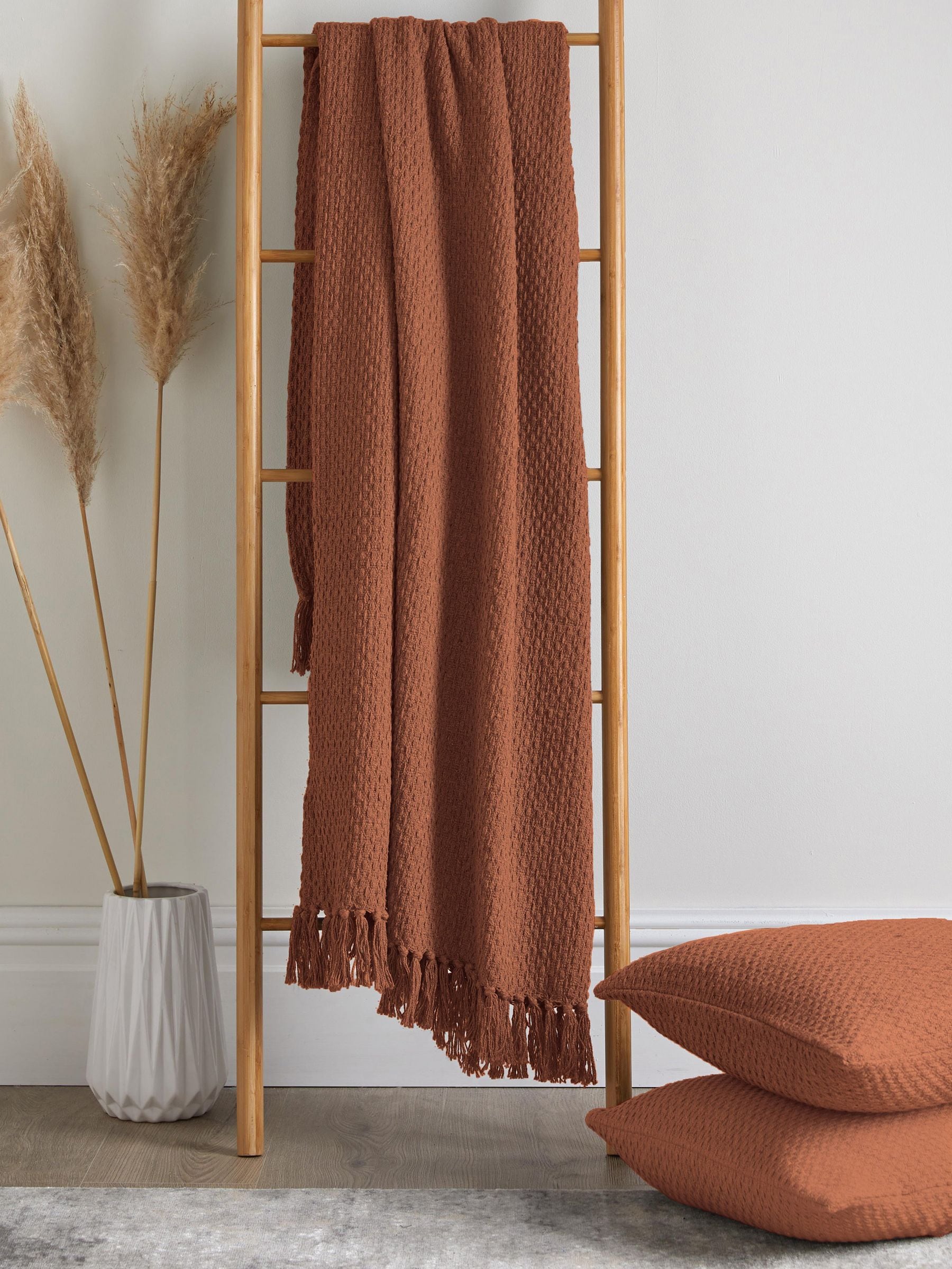 Drift Home Orange Hayden Bedspread