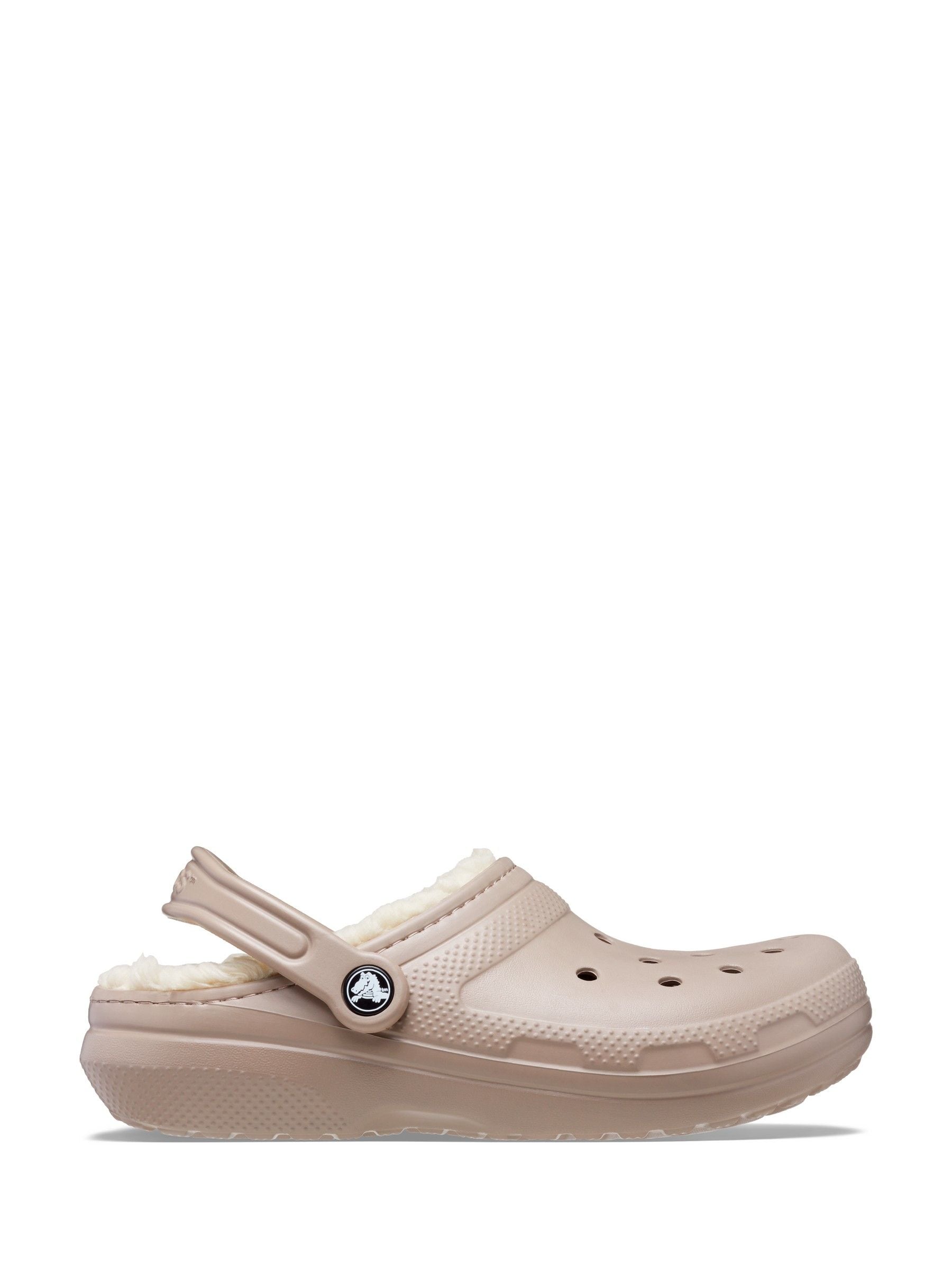 Crocs Femme Brun Adult Classic Fleece Lined Clogs - Image 1