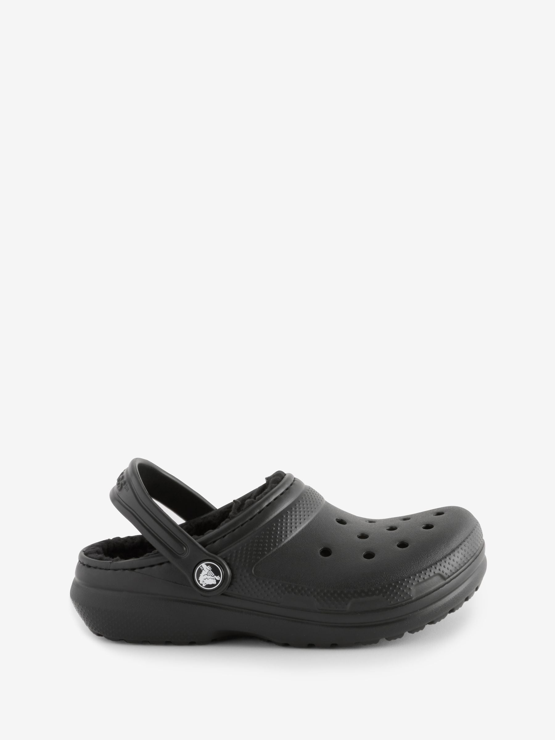 Crocs Unisexe Enfants Noir Sabots Enfant Classic Lined Clog K - Image 3