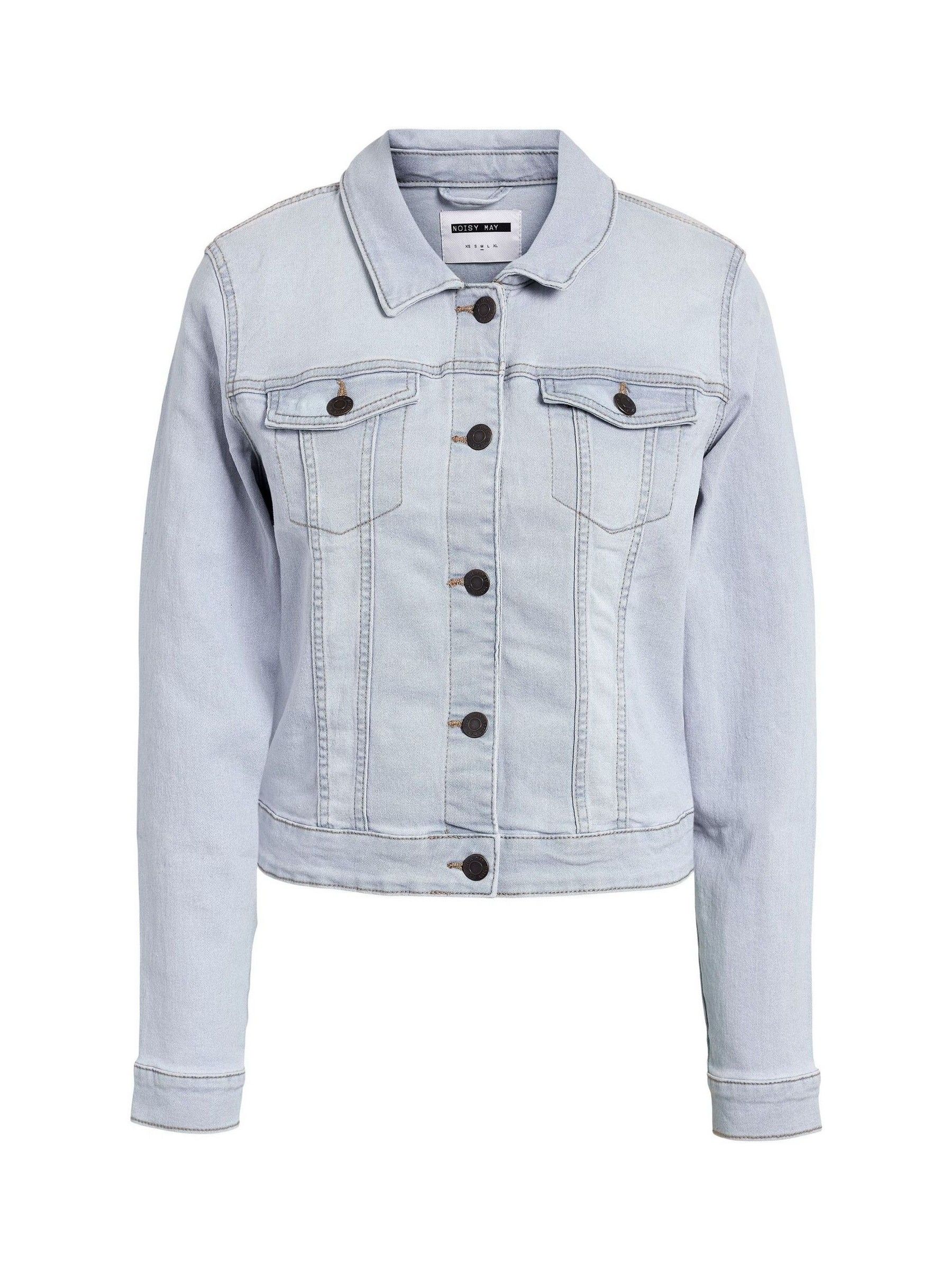 Noisy May Damen Blau Jeansjacke - Nmdebra Denim Jacket - Xs Bis Xl - Für - Größe Xl - Bild 4