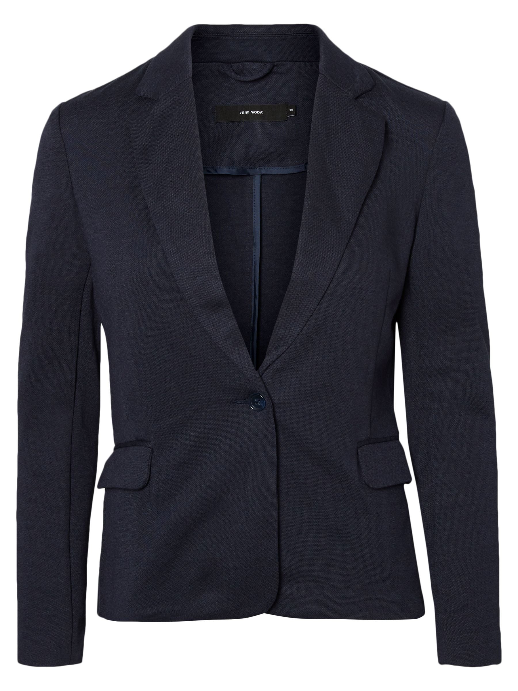 Vero Moda Mujer Azul Navy Fitted Blazer - Imagen 1