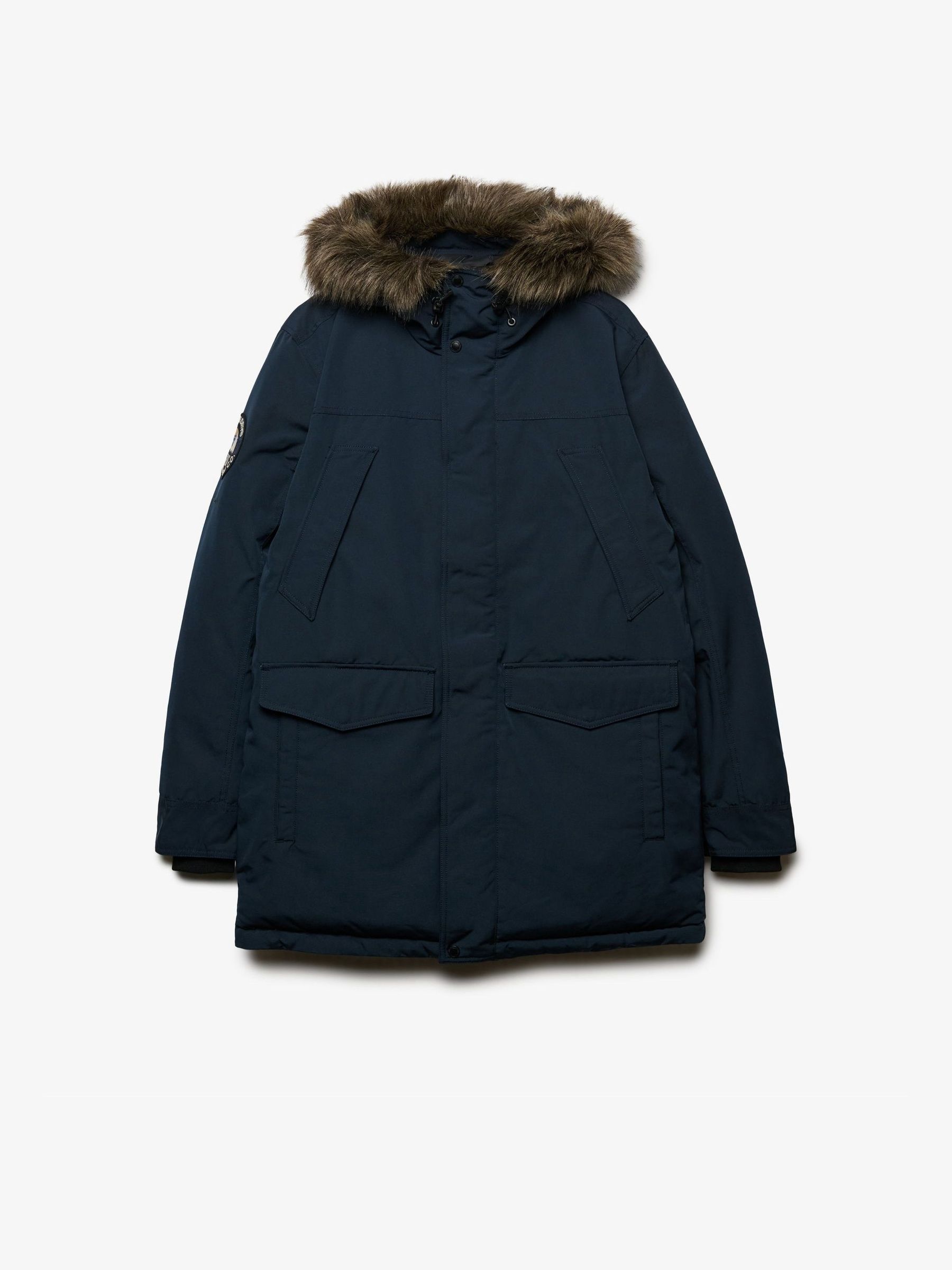Superdry Everest, Kunstfell-Parka-Jacke - Bild 1