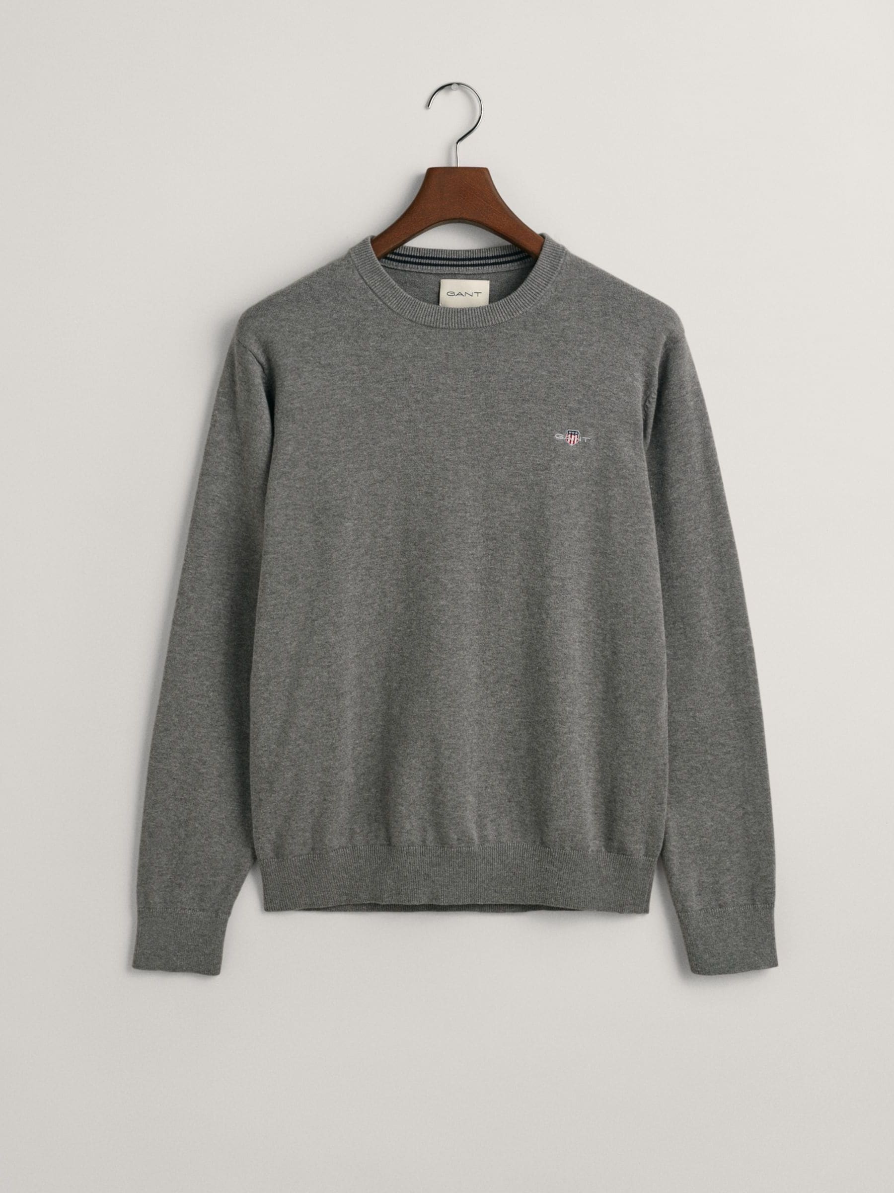 VAN GRAAF Gant Herren Grau Strickpullover Baumwolle Xxxl - Bild 9