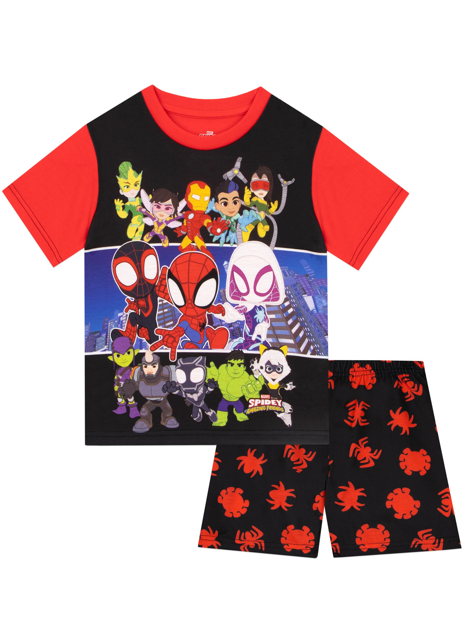 Next - Character Spidey And Friends Black Spidey And His Amazing Friends Pyjamas