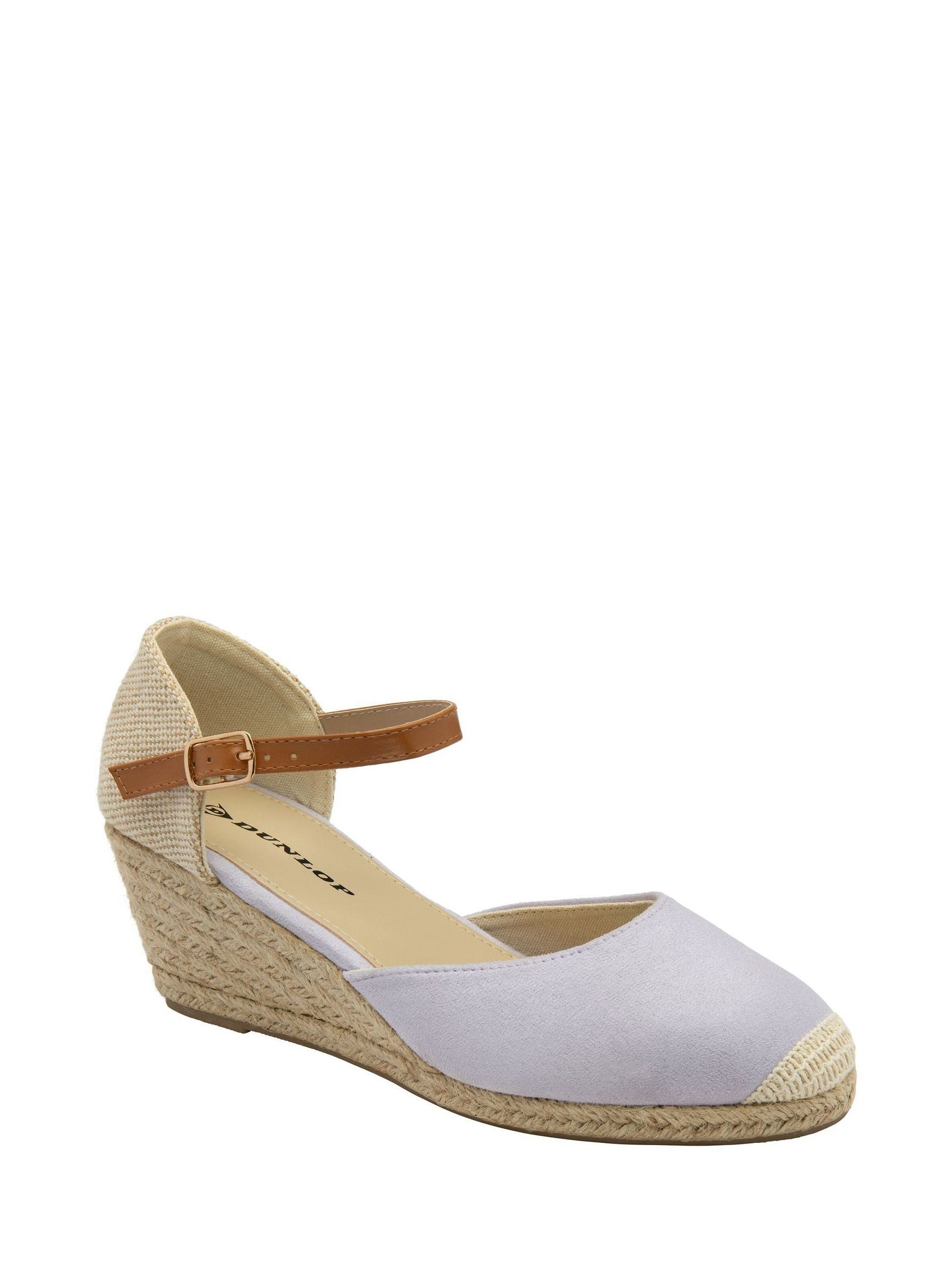 Dunlop Ladies - Sandali Stile Espadrillas Con Zeppa