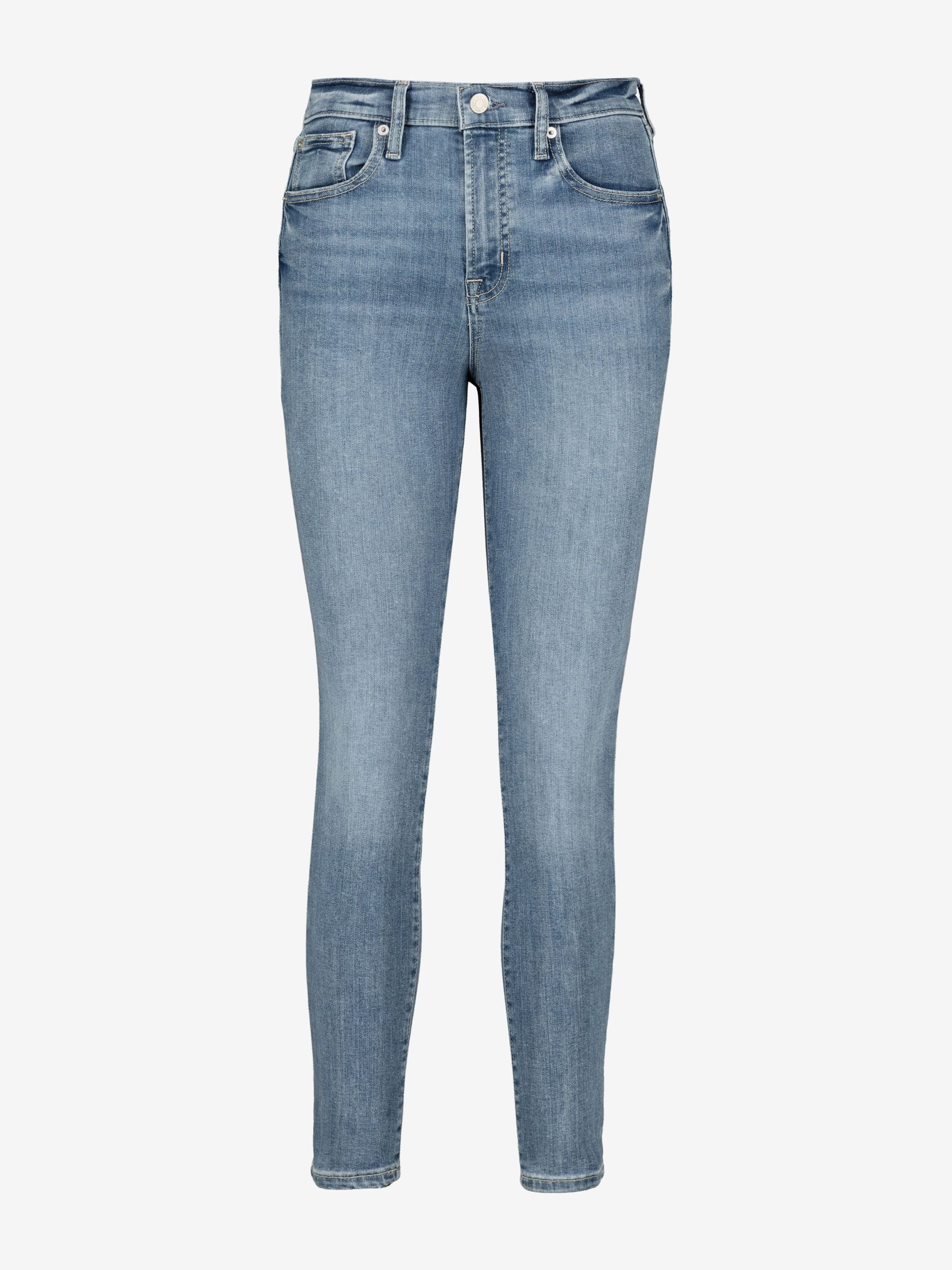 Gap Light Indigo Blue High Waisted Stretch True Skinny Jeans