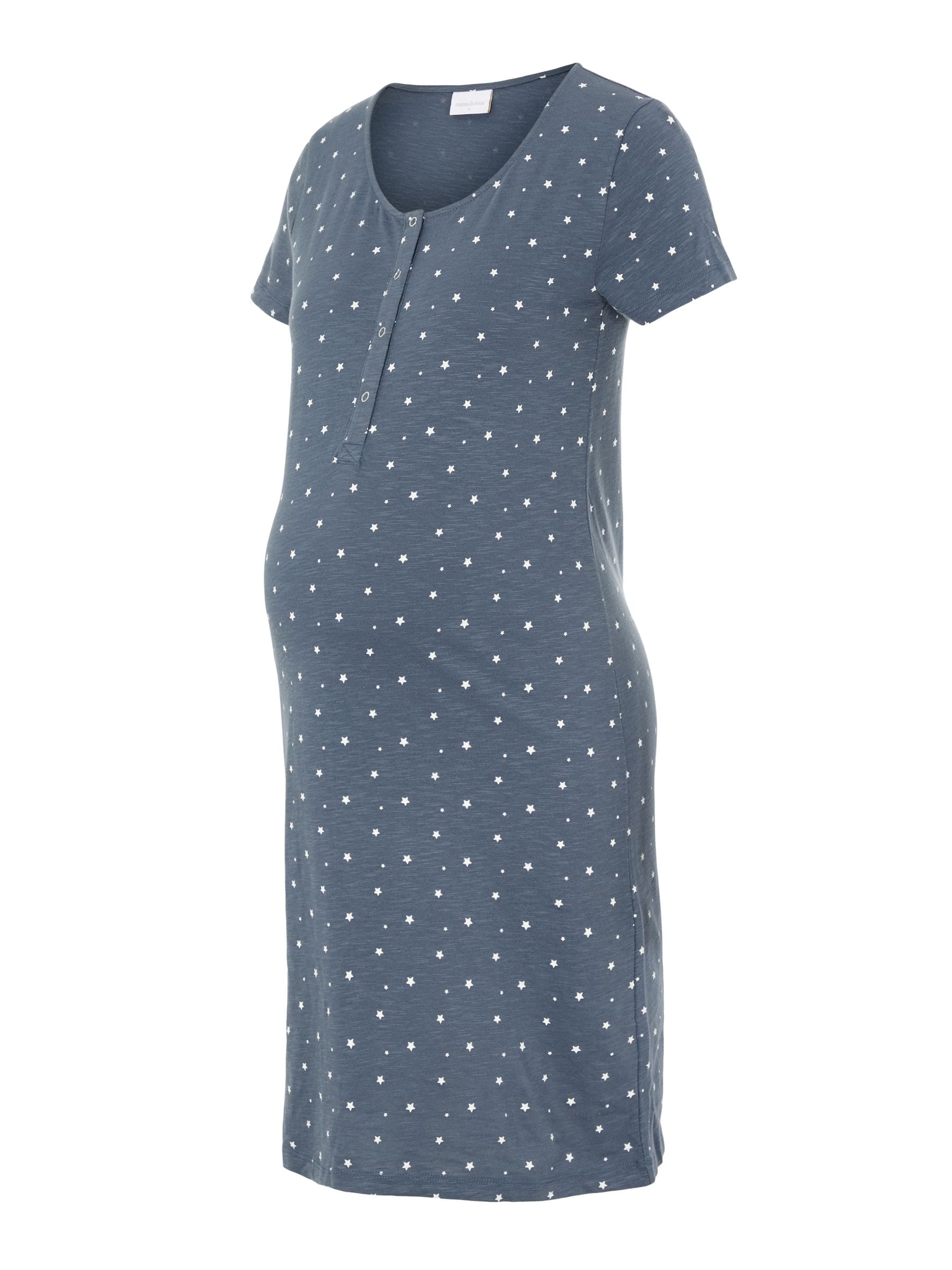 Mamalicious Blue Maternity And Nursing Nightie