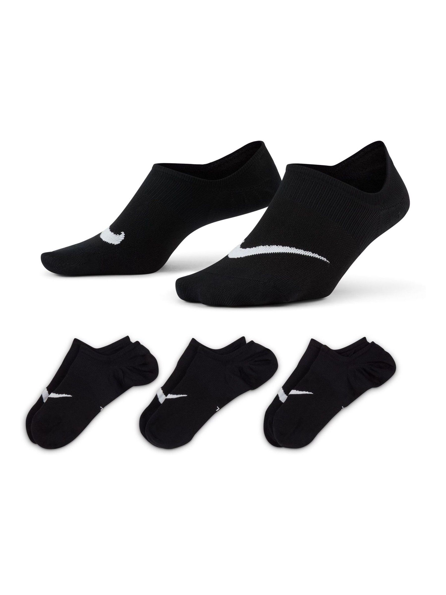 Nike Mujer Negro Calcetines Everyday Para - Imagen 4