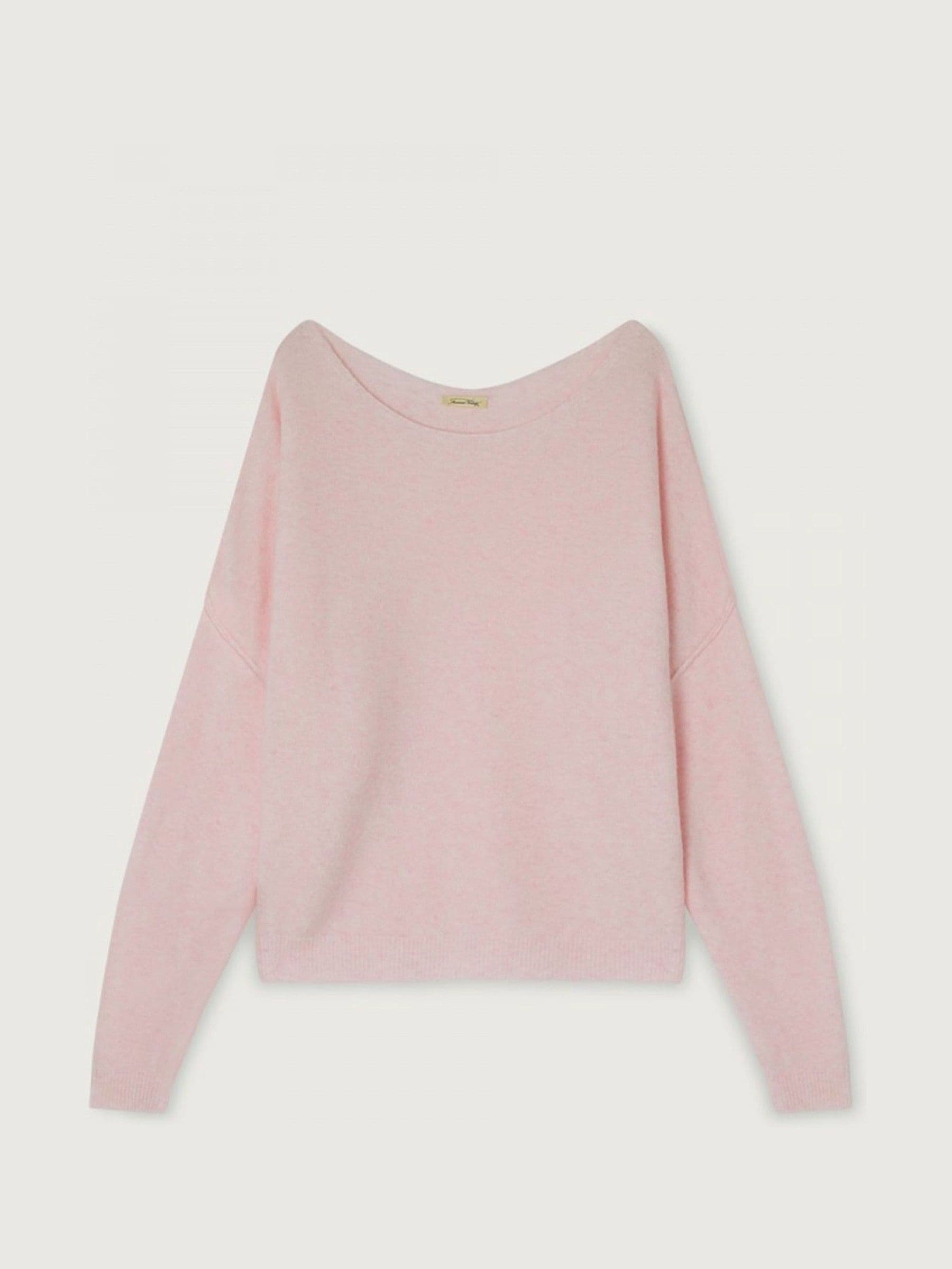 American Vintage Rosa/Chiaro - Damsville - Maglione Ampia Lavorata A Maglia