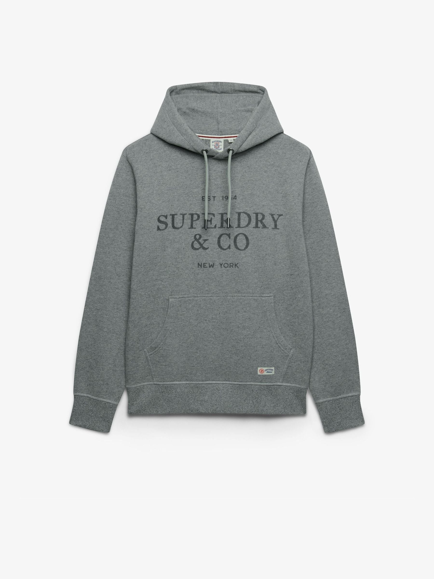Superdry Herren Grau Hoodie 1954 Company - Bild 3
