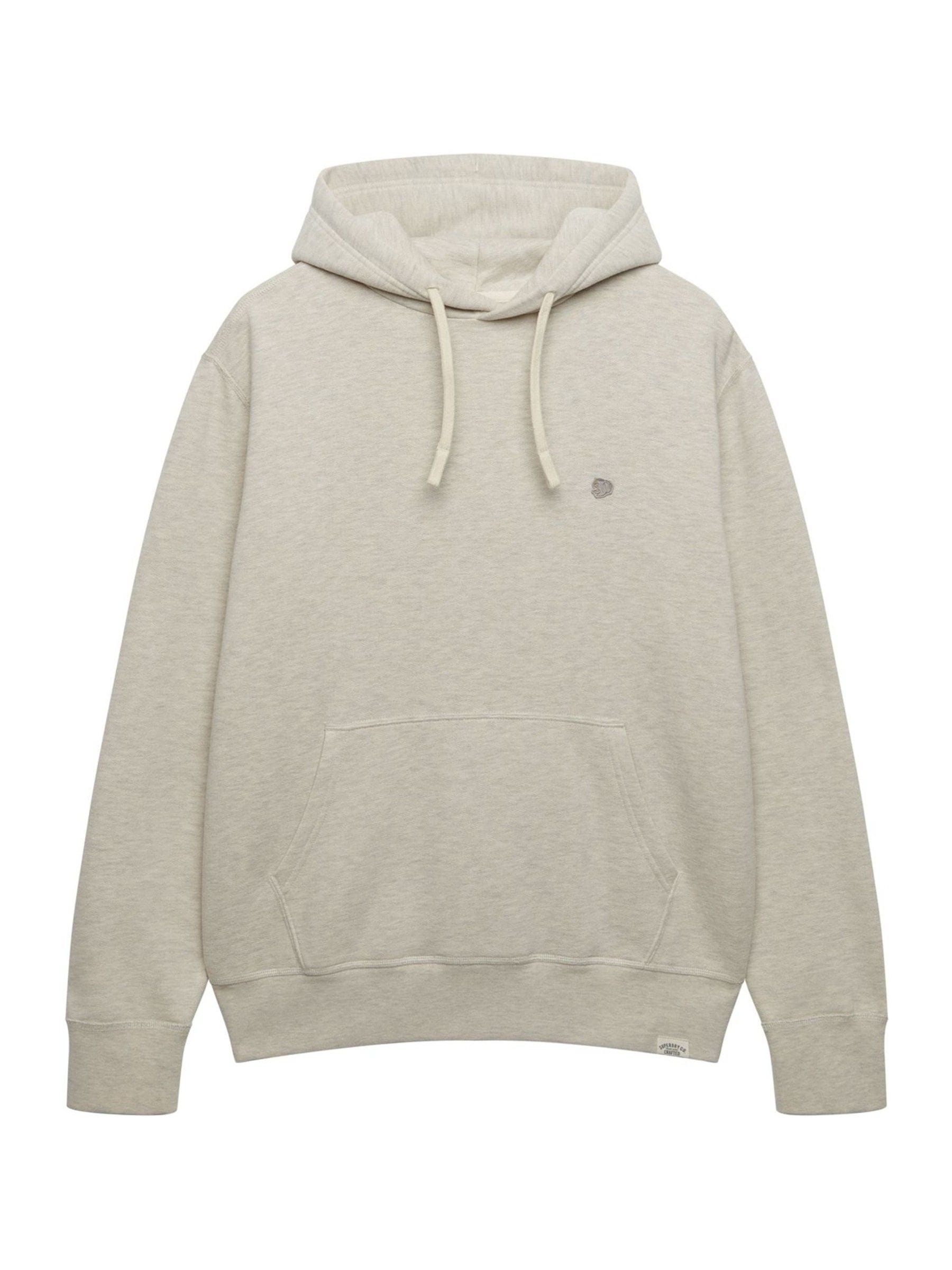 Superdry - Hoodie - Homme - Crème - Coton