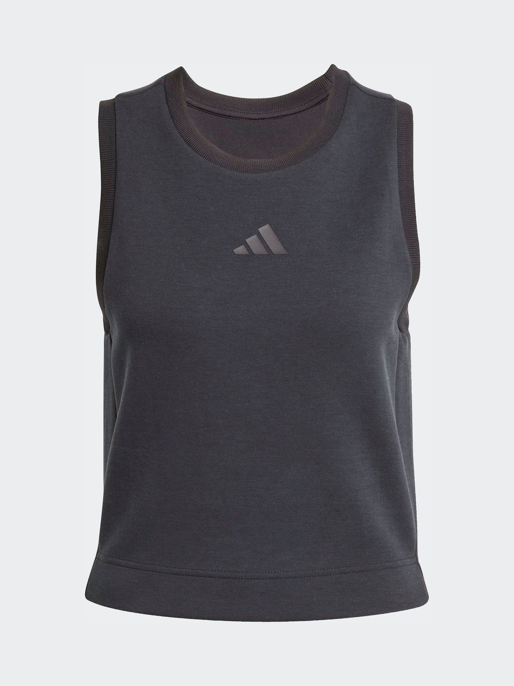 Adidas Donna Nero Soft Lux Tank Top - Immagine 1