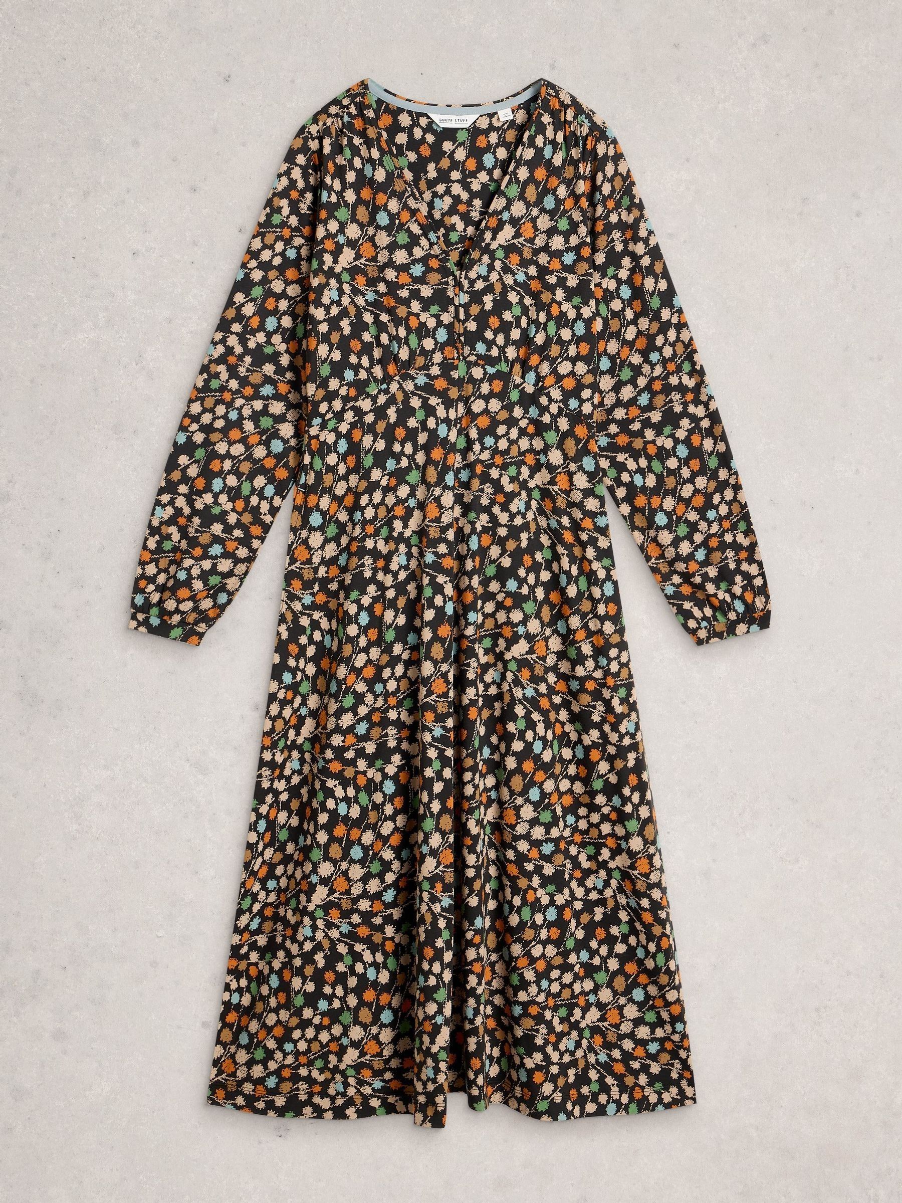 White Stuff Mujer Naranja/Natural Vestido De Punto Megan De