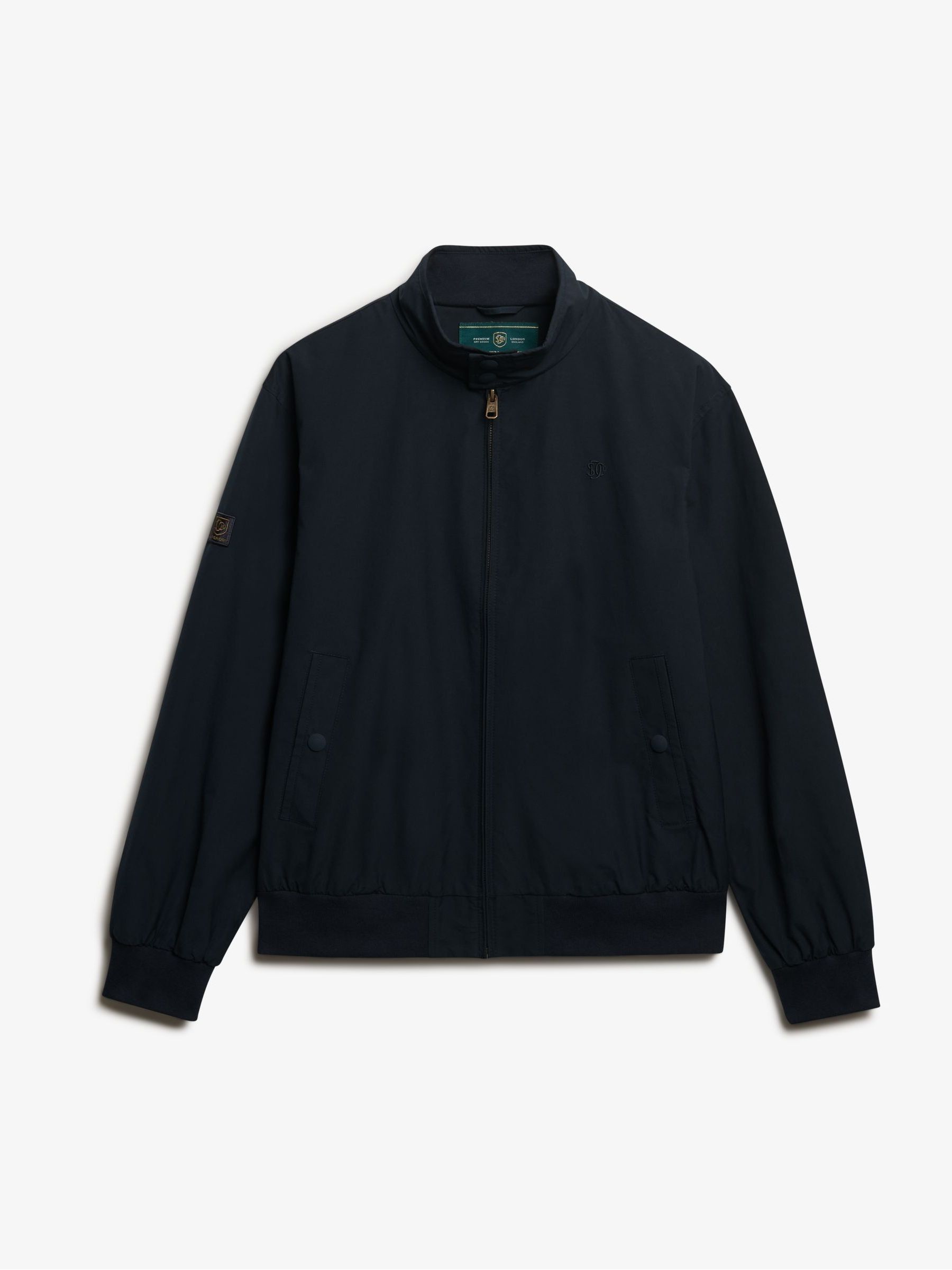 Superdry Blue Classic Harrington Jacket - Image 1