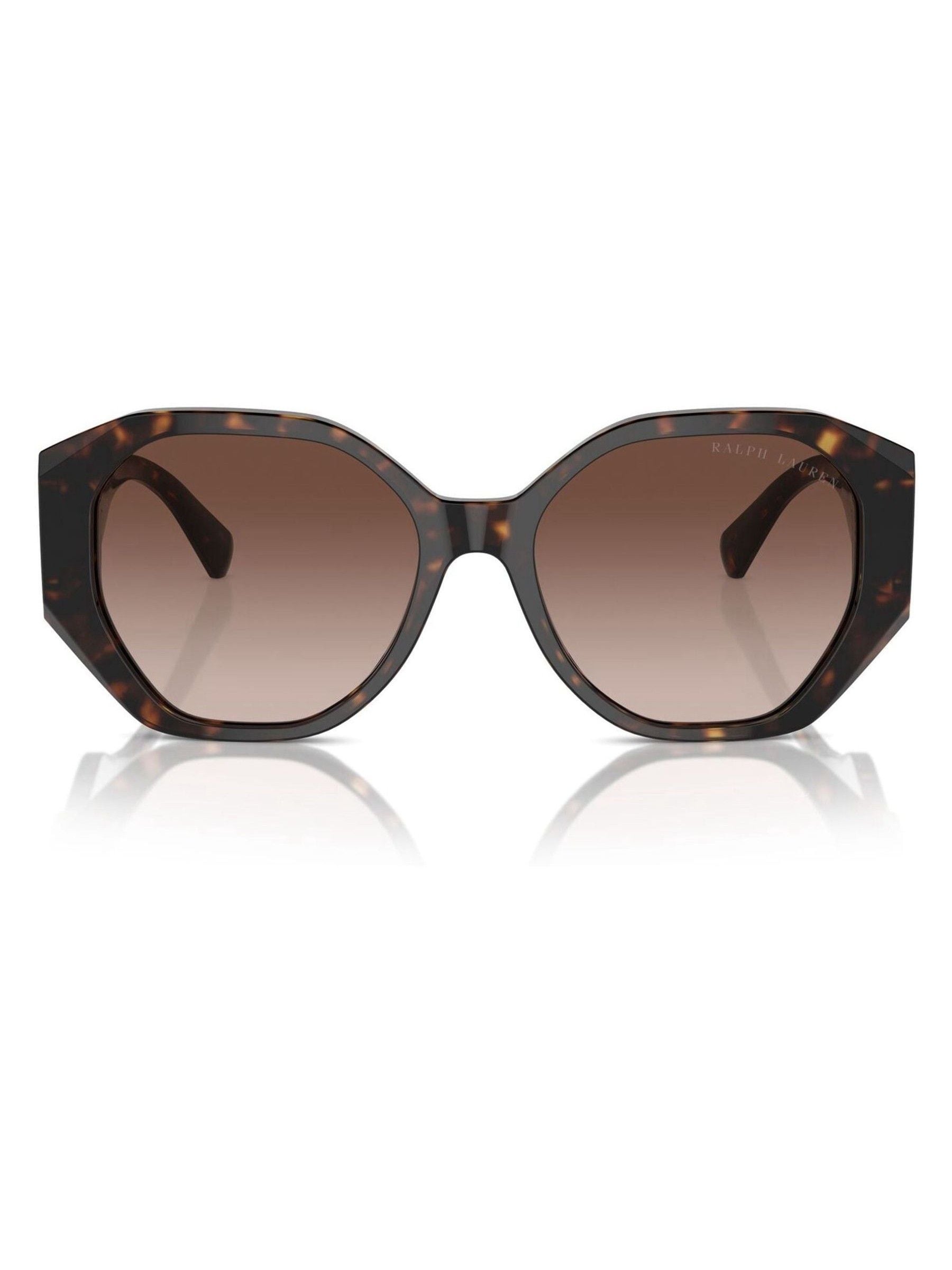 Ralph Lauren Brown The Juliette Butterfly Sunglasses