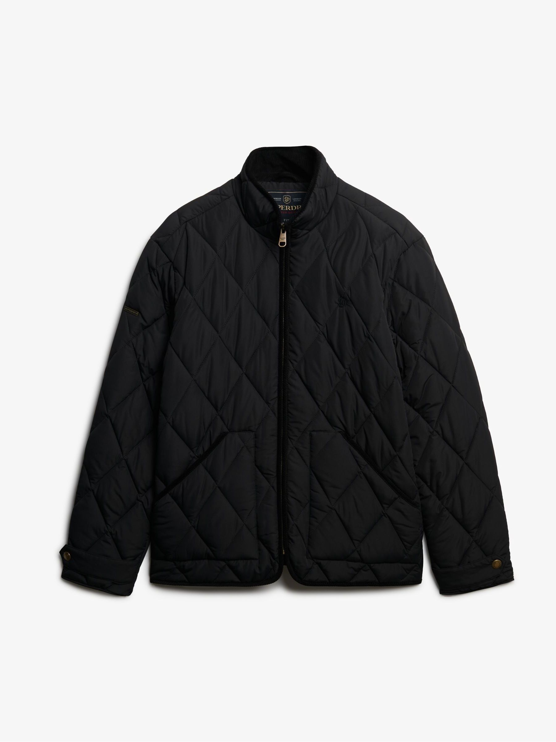Superdry Black Quilted Estate Liner Jacket