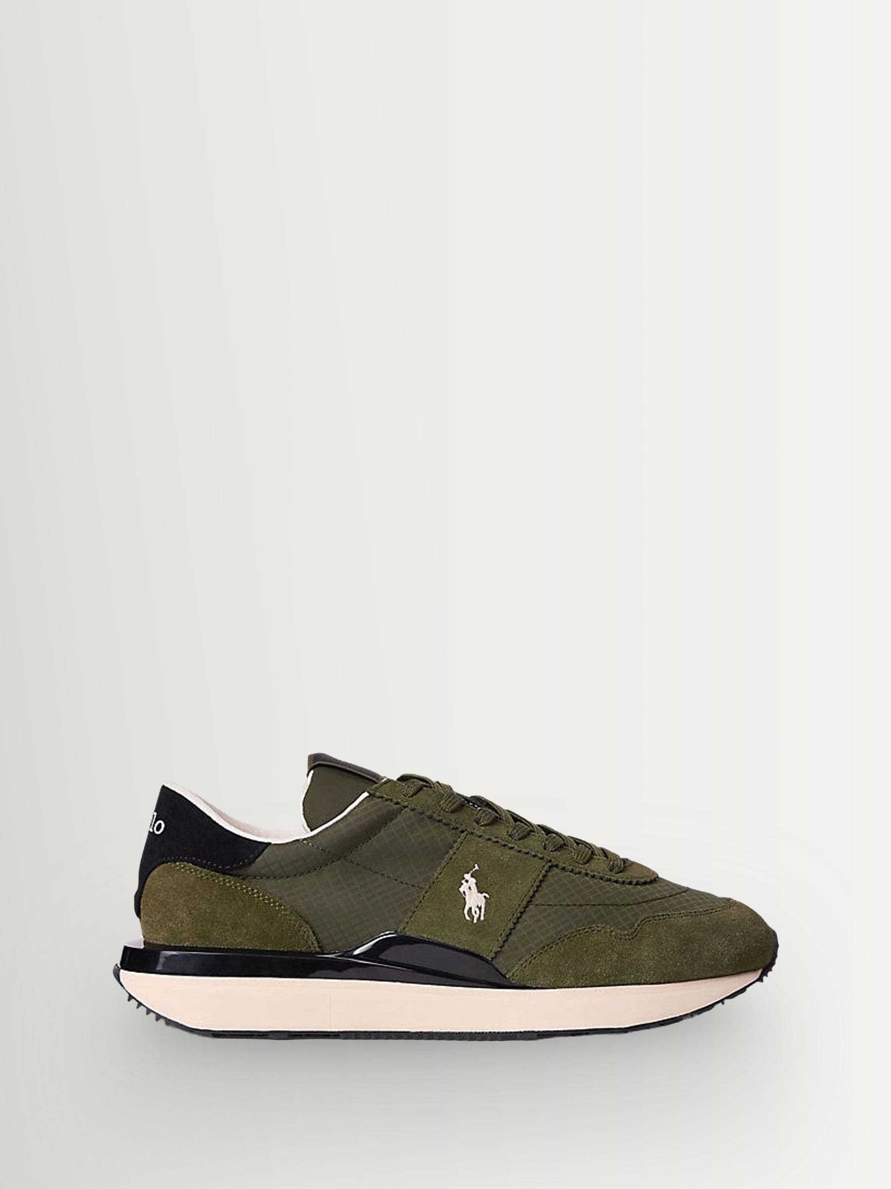 Polo Ralph Lauren Olive Green Train 89 Trainers