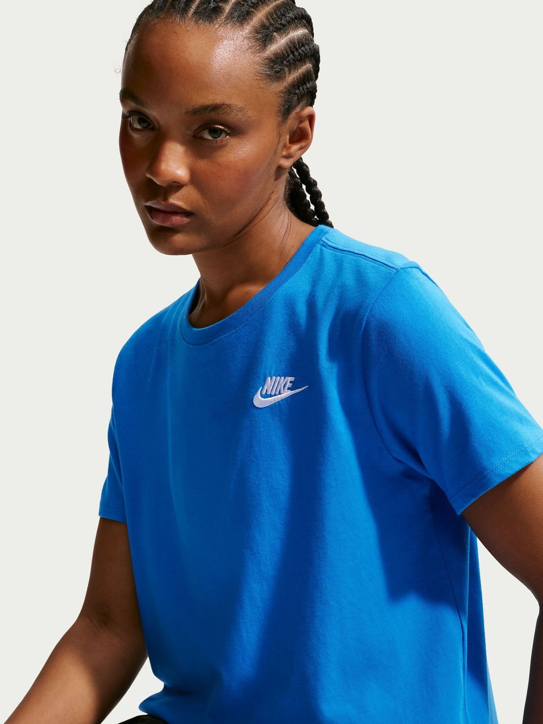 Nike Photo Blue Short Sleeve Club T-Shirt