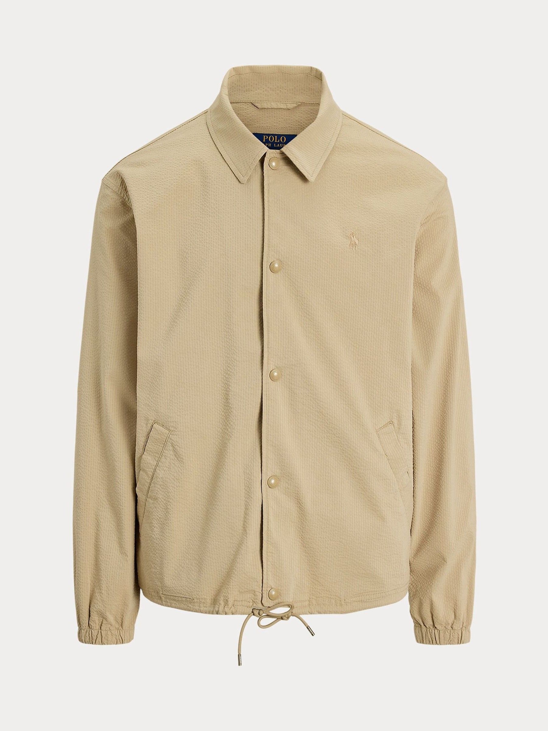 Polo Ralph Lauren Beige Coastal Woven Windbreaker Jacket