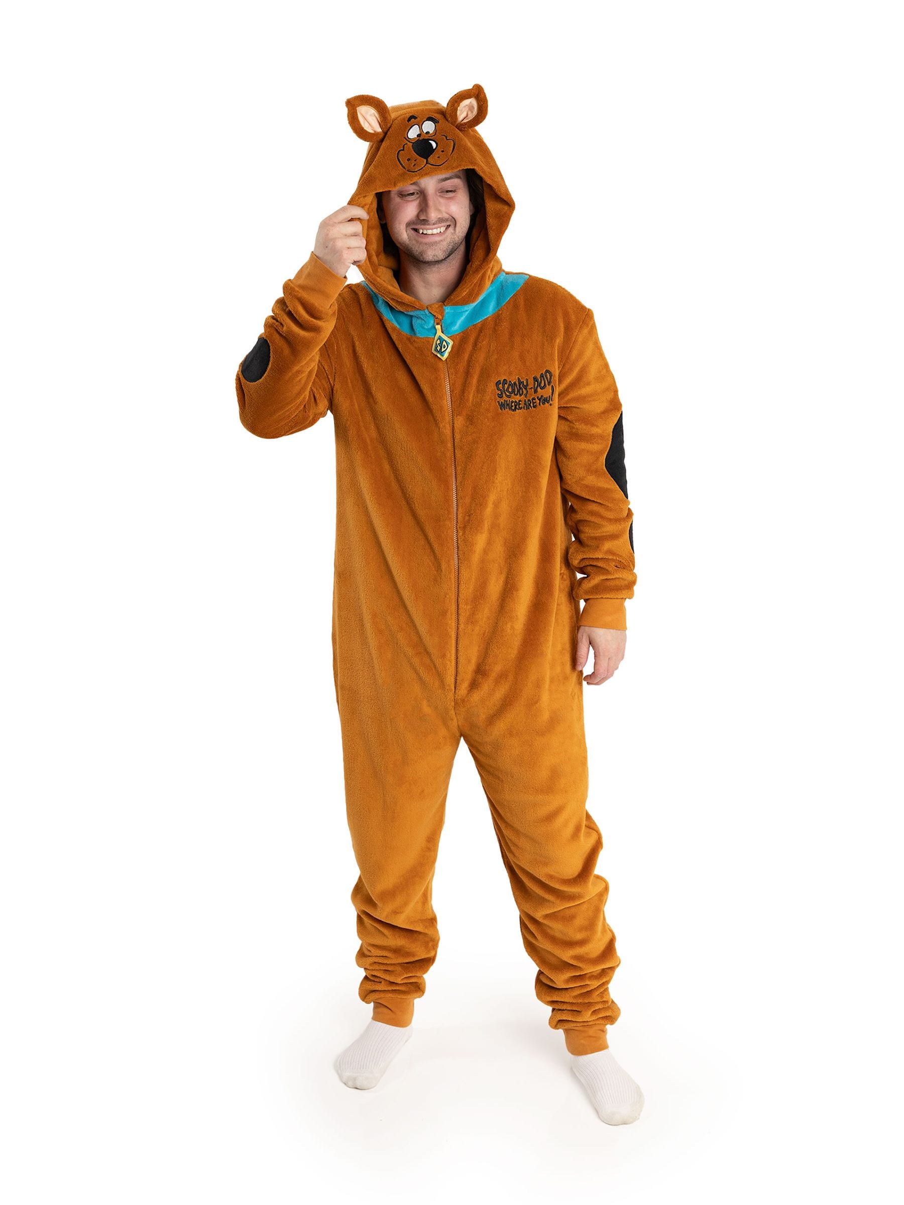 Vanilla Underground Unisex Braun Scooby Doo All-In-One - Image 1