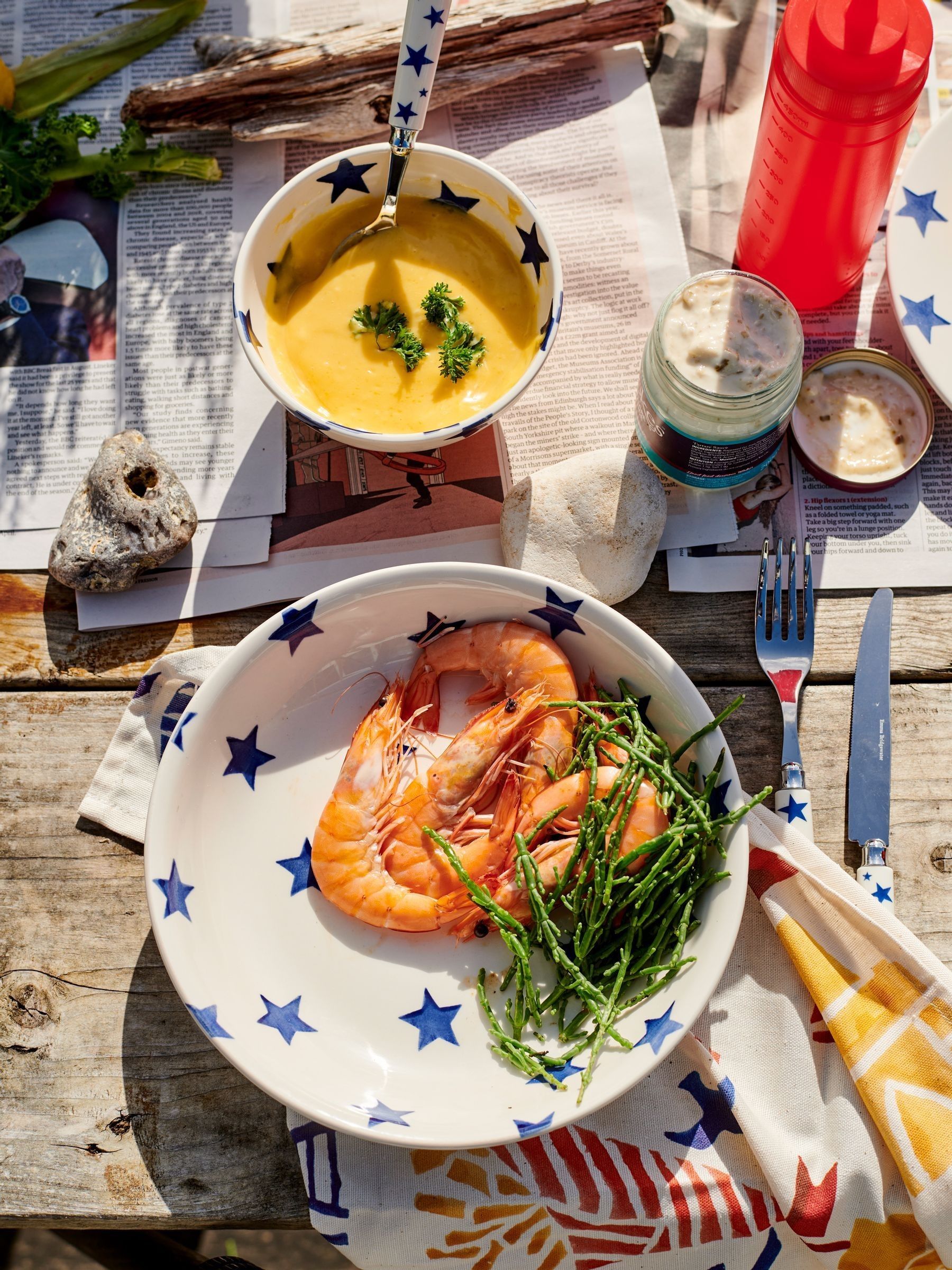 Emma Bridgewater Cream Star Medium Pasta Bowl