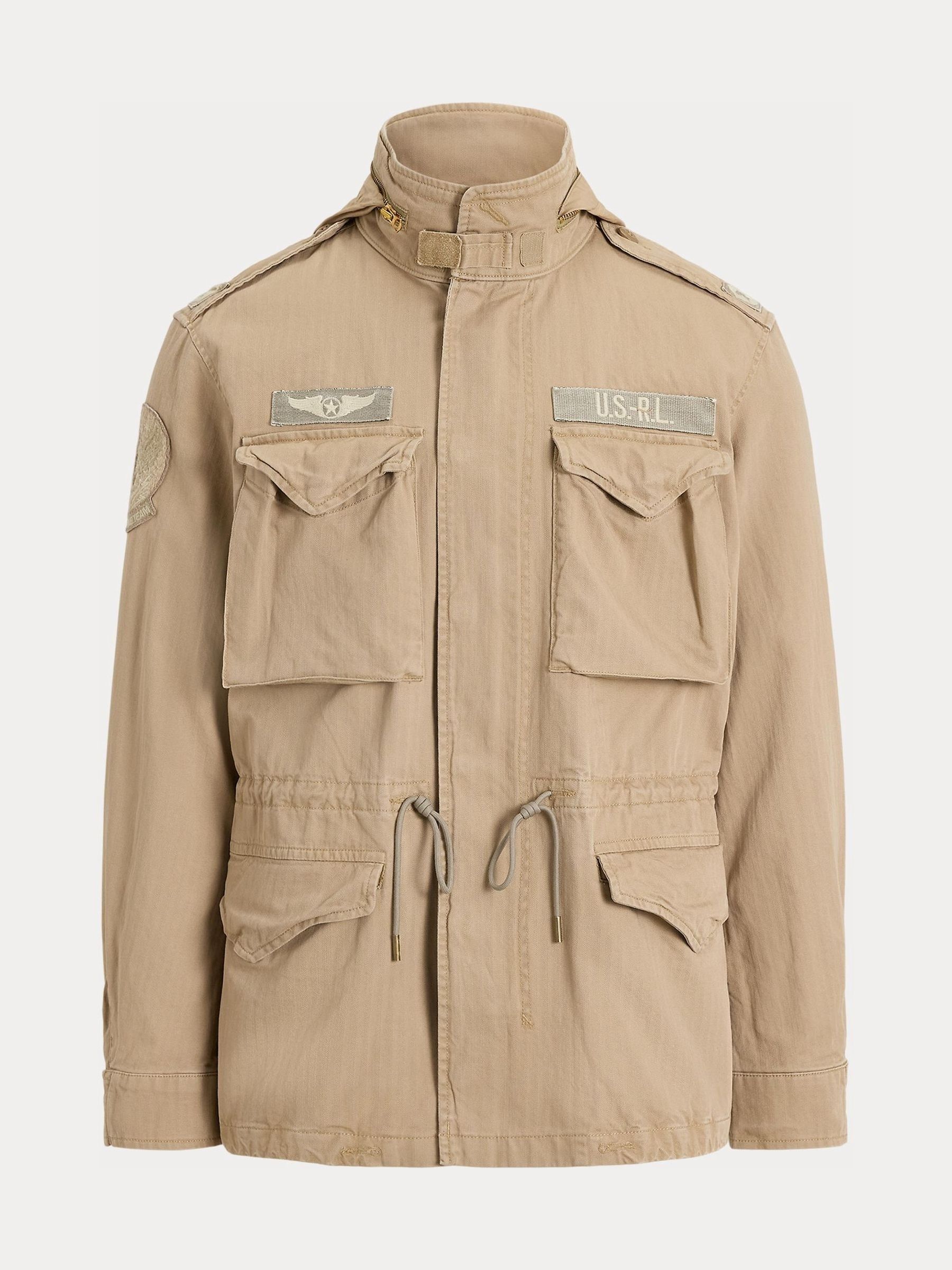 Polo Ralph Lauren Uomo Beige Giacca In Cotone - Immagine 3
