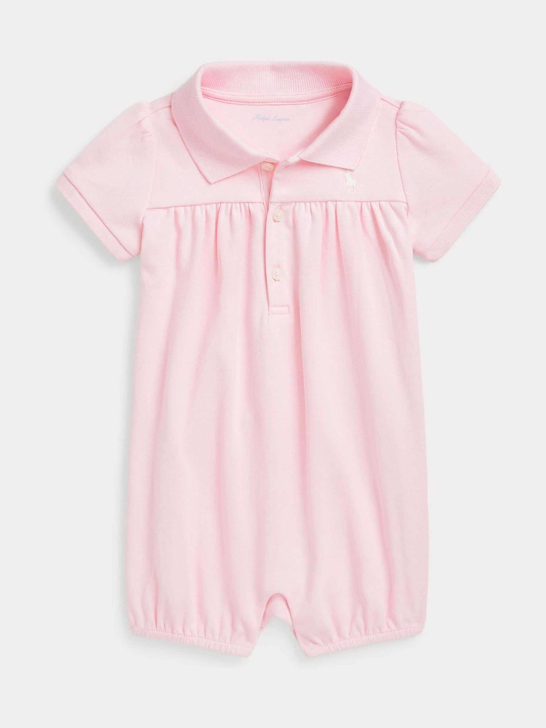 Polo Ralph Lauren Pink Bubble One Piece Shortall