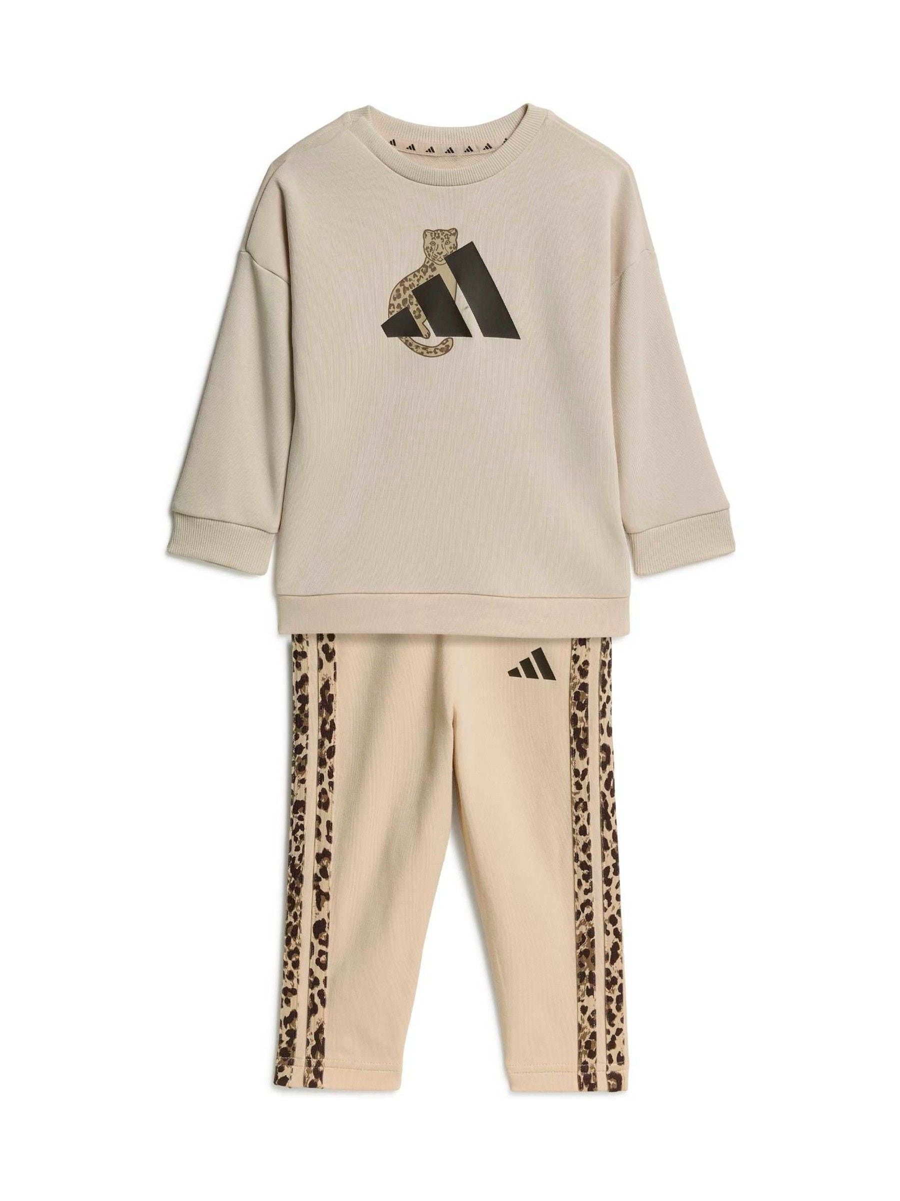 Tuta Adidas Kc9644 Ragazzo Beige Taglia 9 / 12 Mesi - Immagine 3
