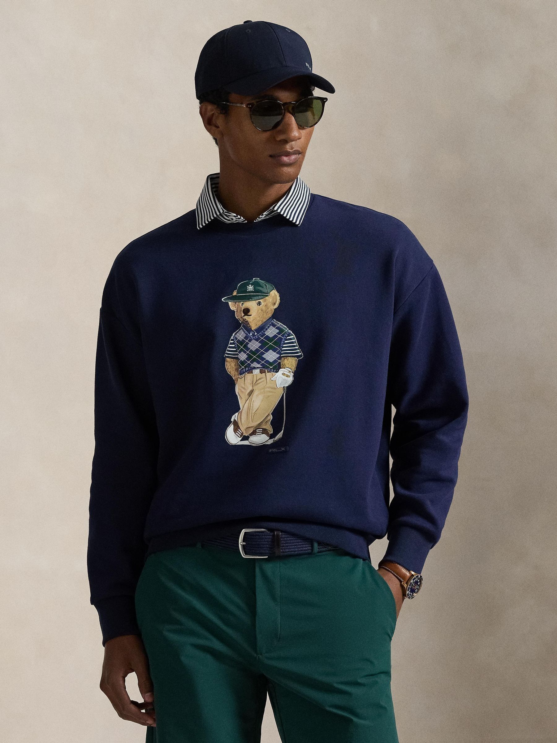 Ralph Lauren Blue Rlx Bear Sweatshirt