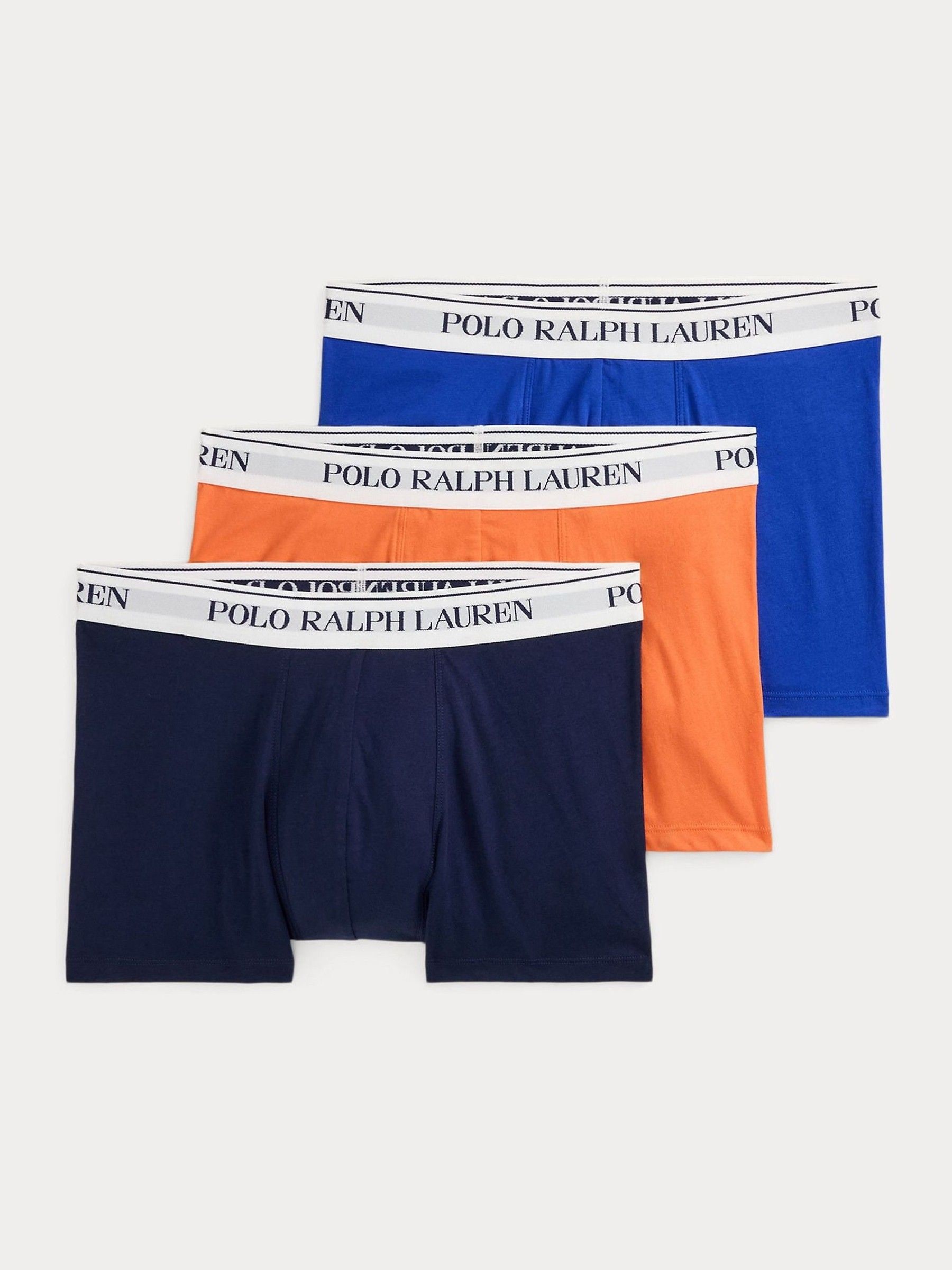 Polo Ralph Lauren Orange Stretch Cotton Boxers 3 Pack