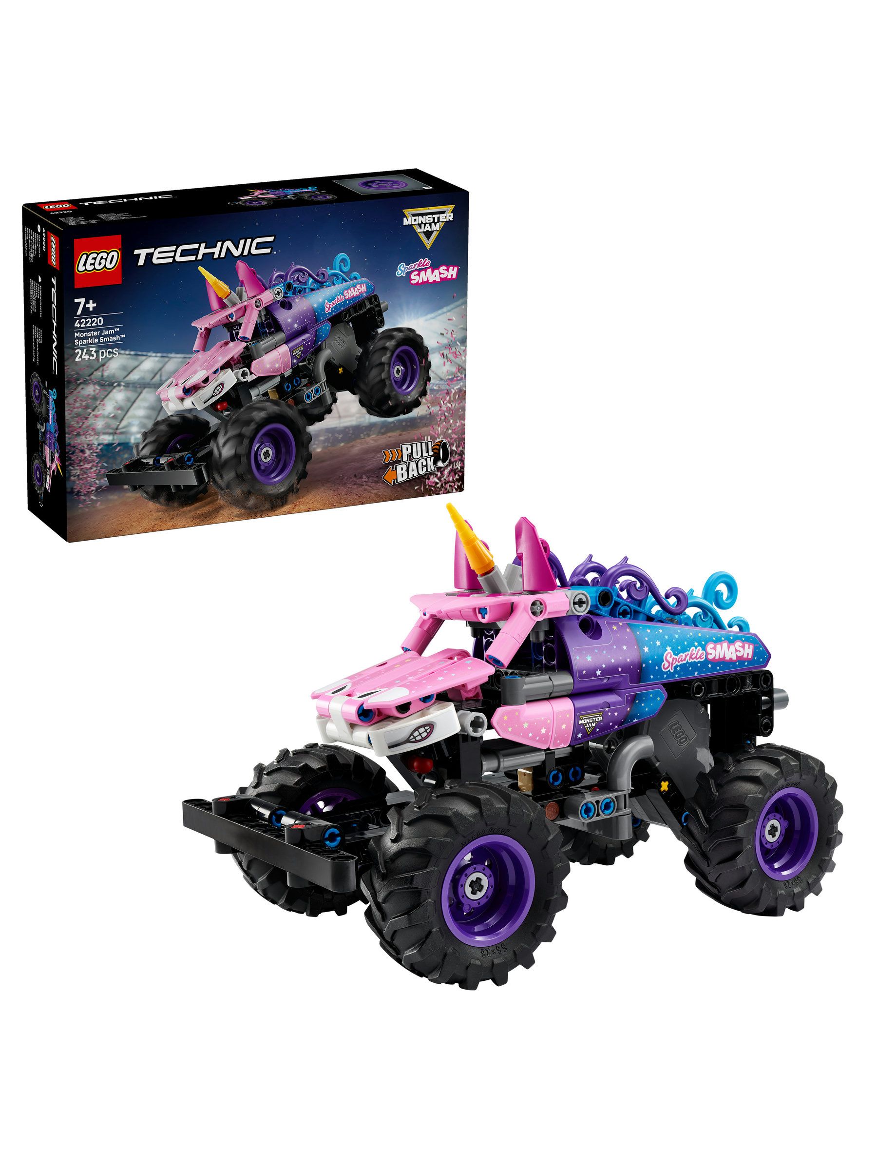 LEGO LEGO Technic Monster Jam Sparkle Smash Pull-Back-leke 42220