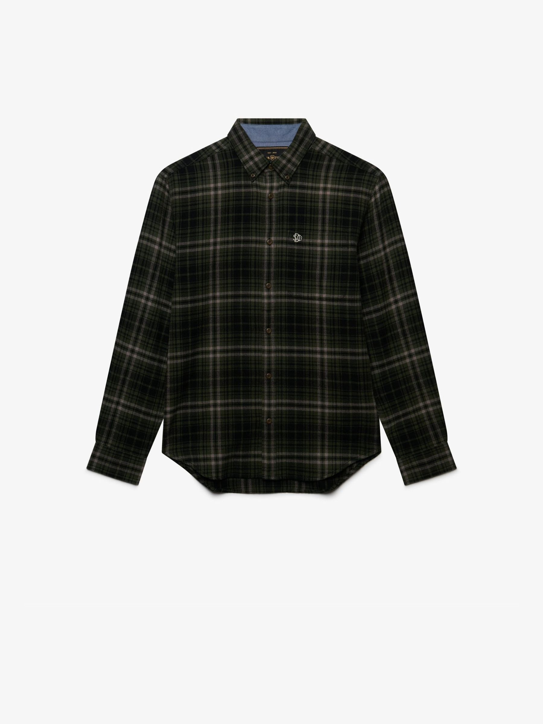 Superdry Homme Vert Pour M4011197a Chemise Cotton Lumberjack E (Xl), Casuel, Coton, Manche Longue - Image 3