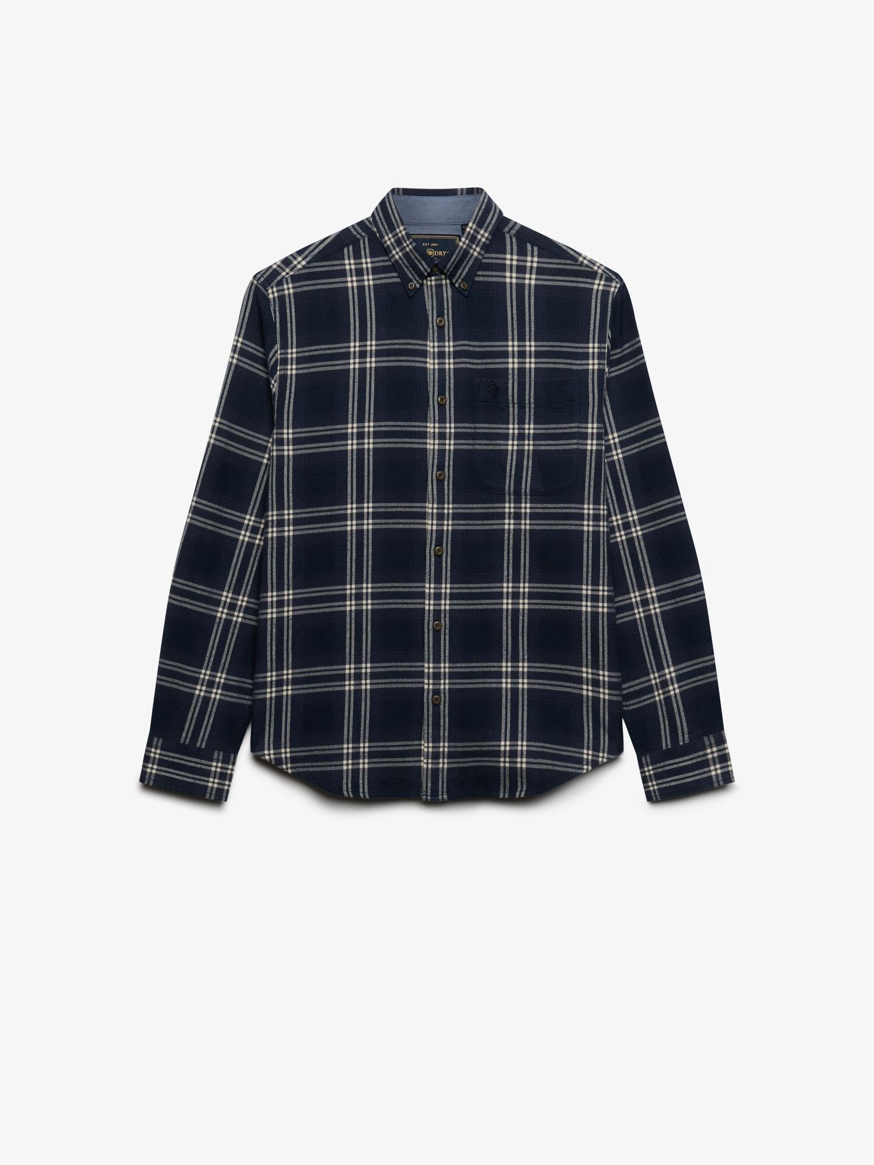 Superdry Herren Bleu Langarmshirt Lumberjack - Bild 3