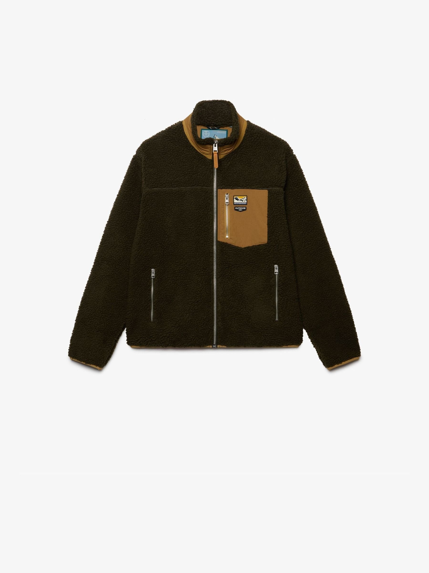 Superdry Marron Polaire Full Zip - Image 2