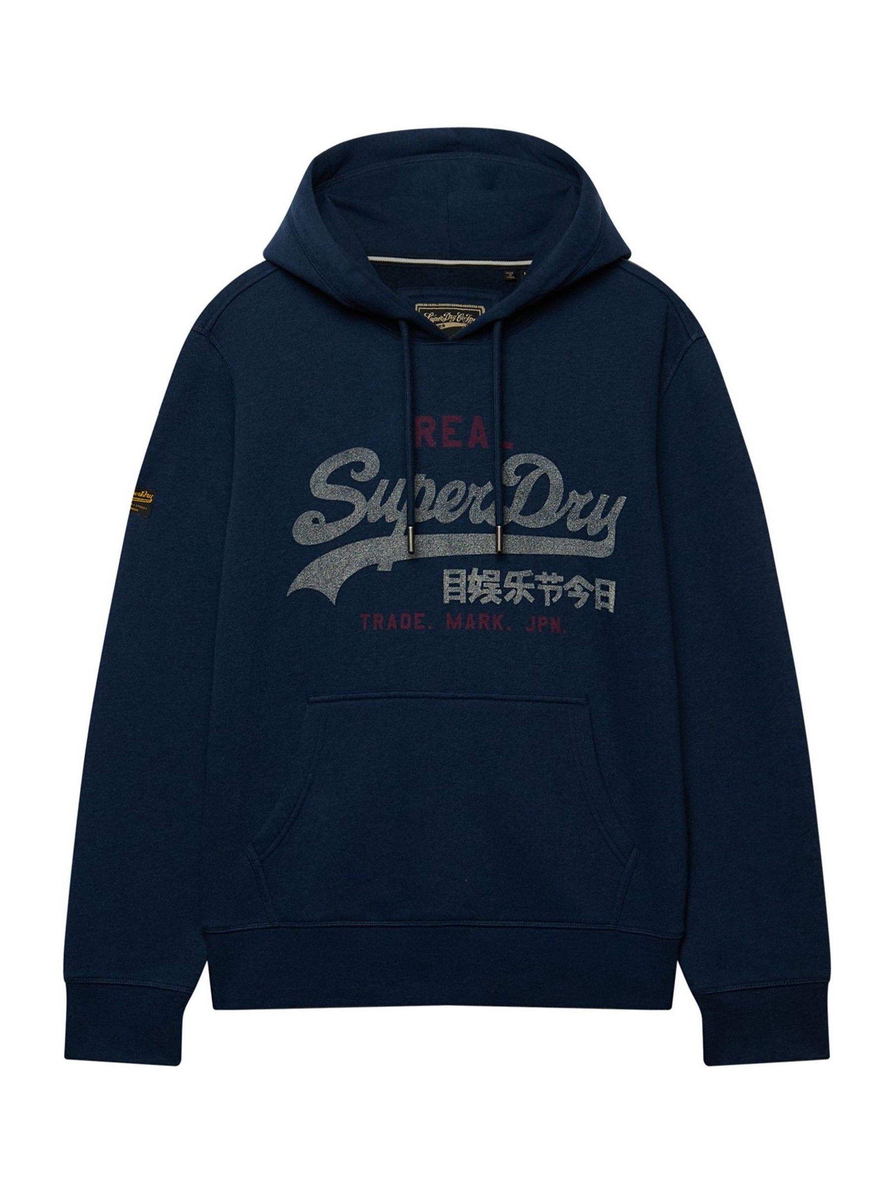 Superdry Hombre Bleu Sudadera Con Capucha Vl Heritage - Imagen 3