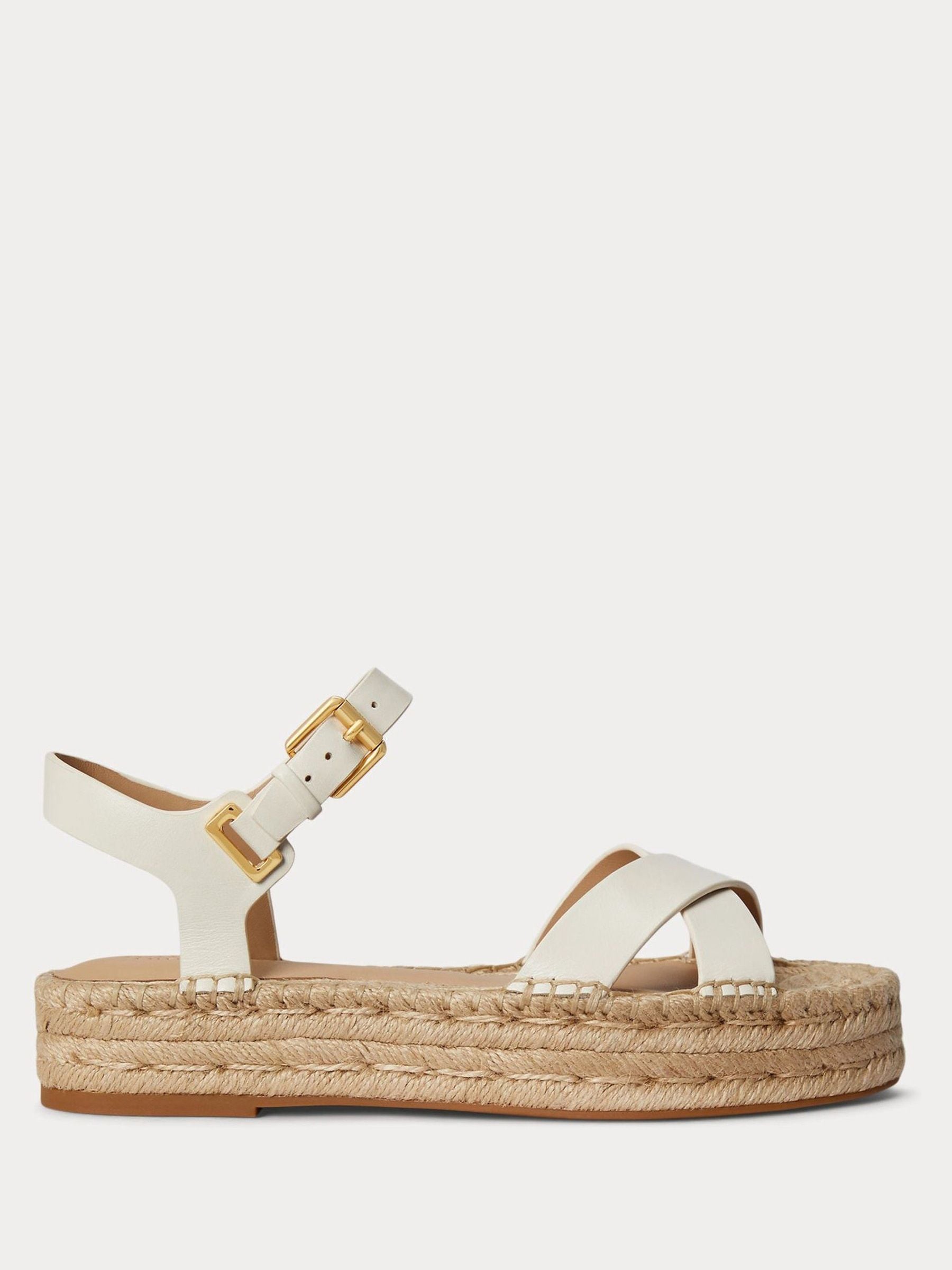 Next - Lauren Ralph Lauren White Emeryn Espder Espader Sandals