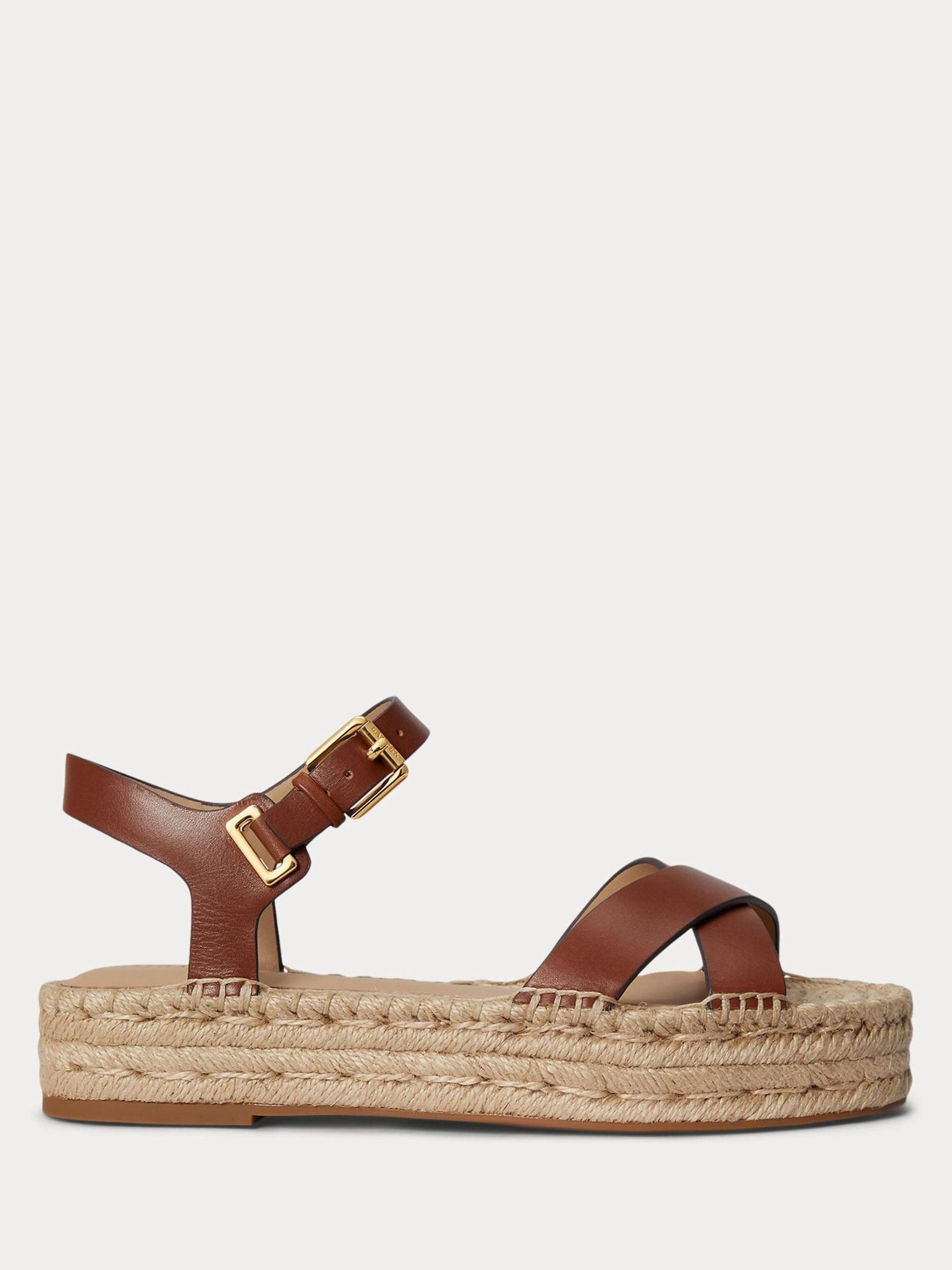 Next - Lauren Ralph Lauren Brown Emeryn Espder Espader Sandals